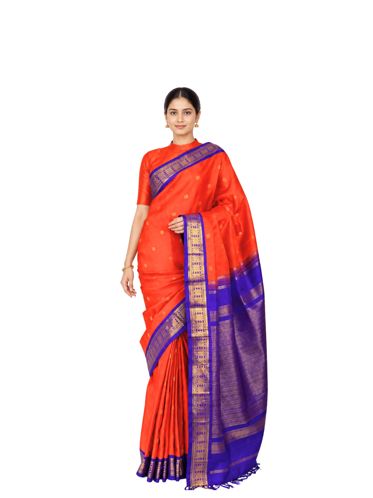 Parvai Real Zari Korvai Silk Sari - Special Commissions