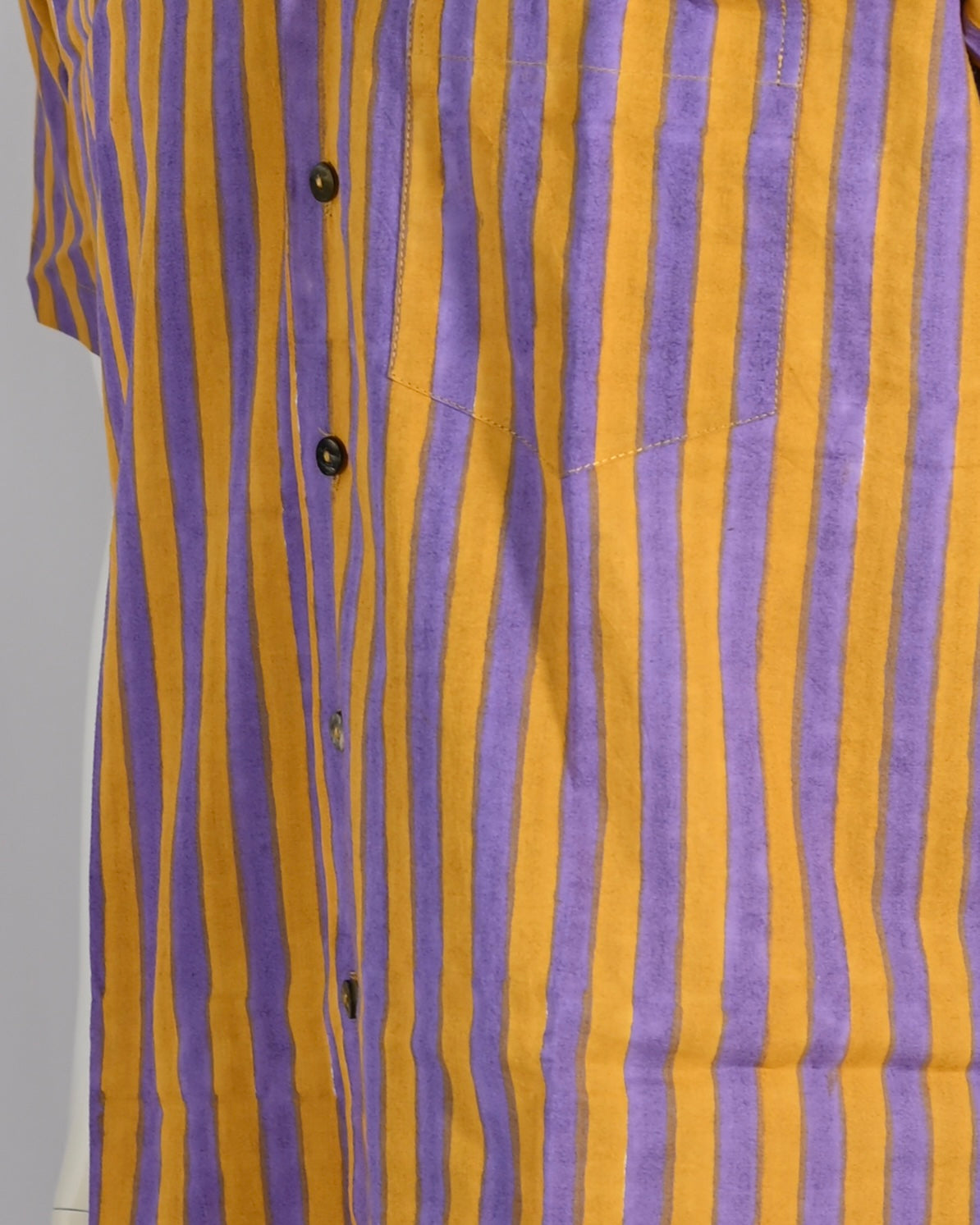 Parvai Printed Cotton Mens Shirt : Bee & Bloom