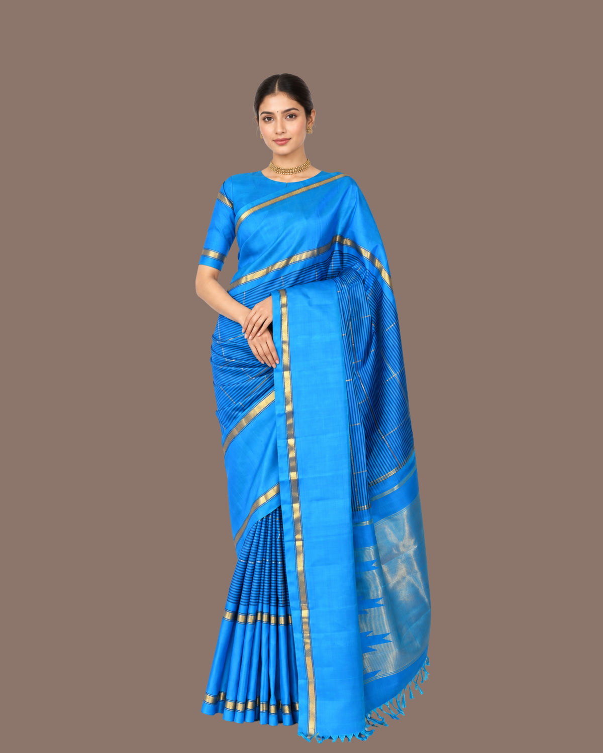 Parvai Kanchipuram Silk Sari : Shringa