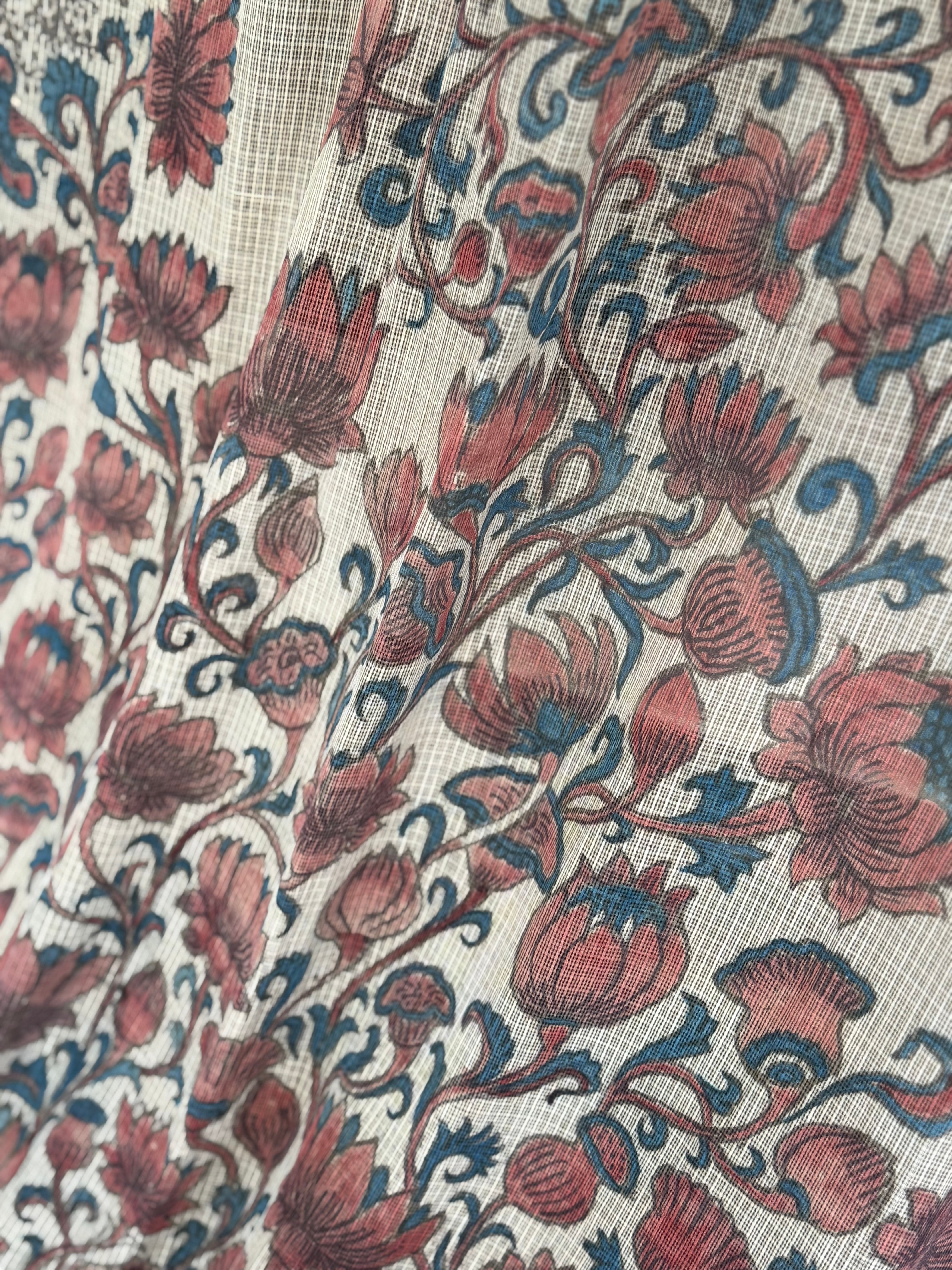 Kalamkari Sari : M Kailasam