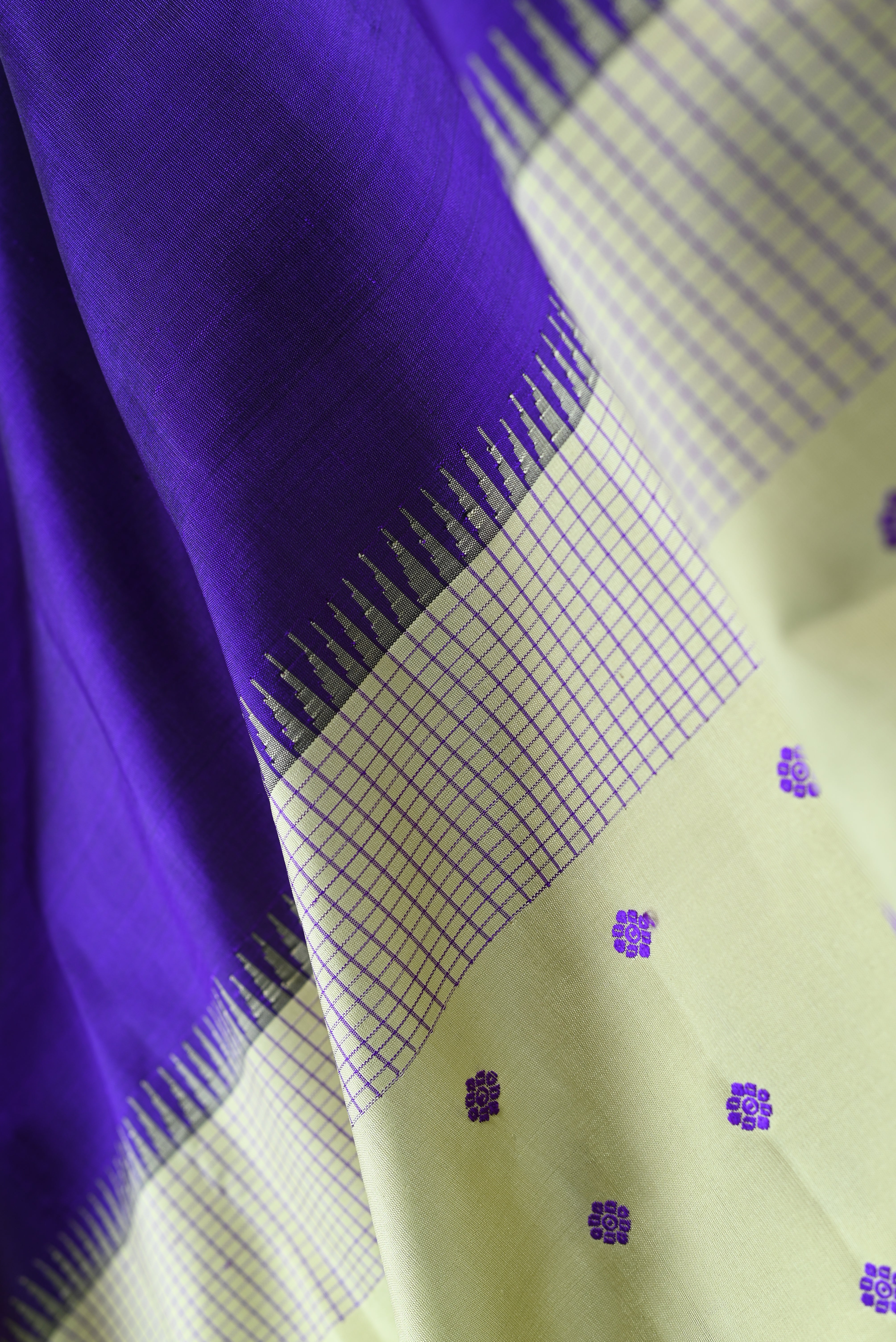 Parvai Handwoven Kanchipuram Silk Sari : ShashiKala
