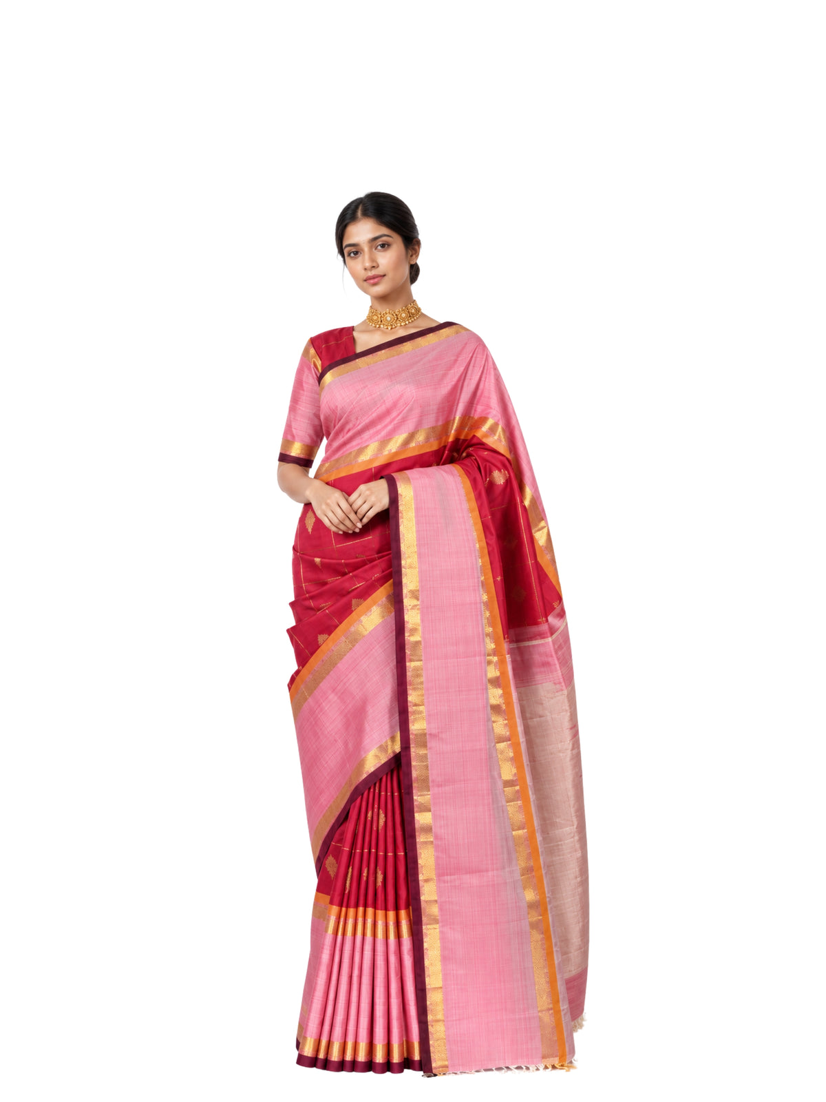 Parvai Kanchipuram Silk Sari : Shringa