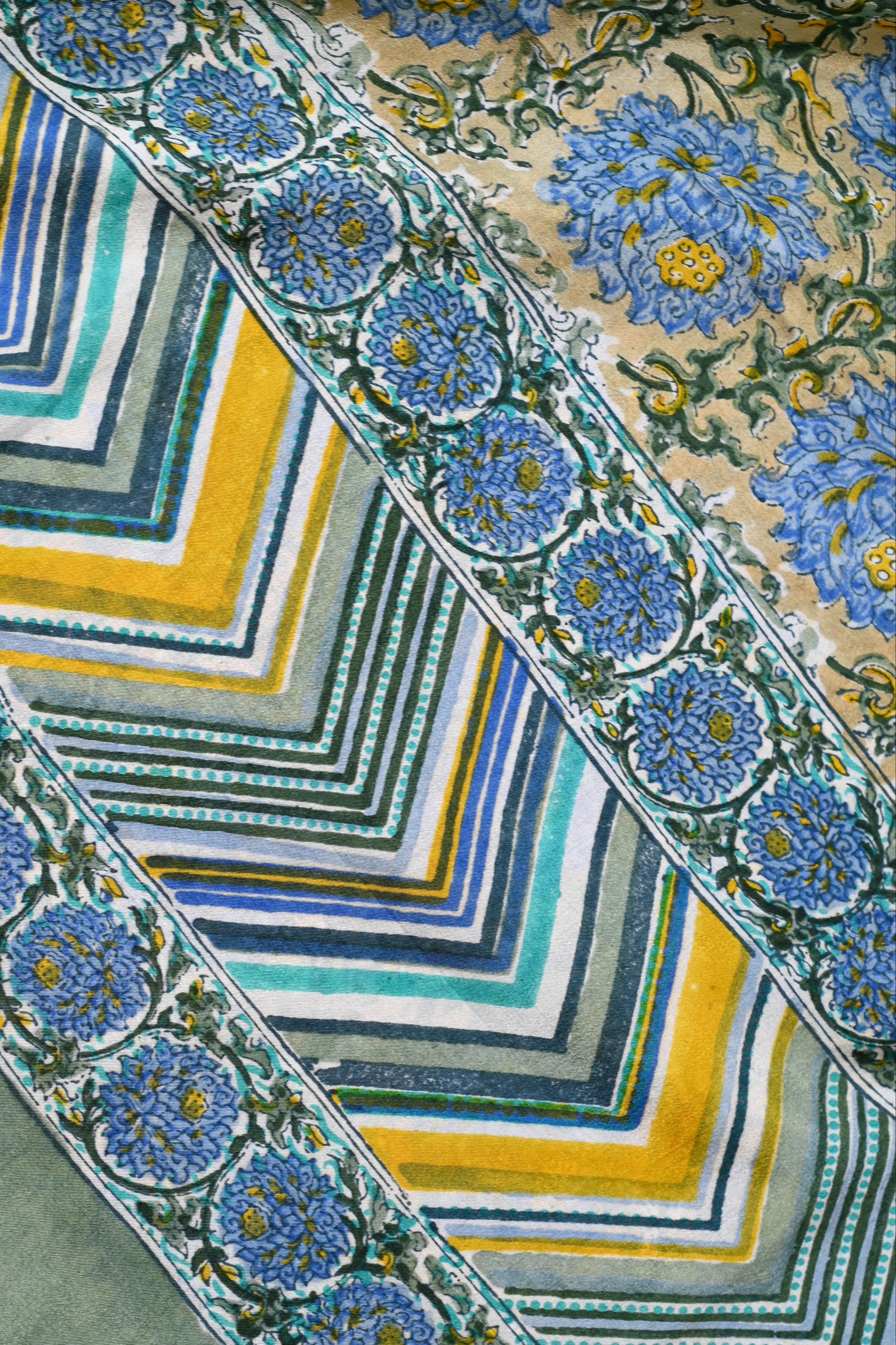 Parvai Printed Murshidabad Silk Sari : Nazakat