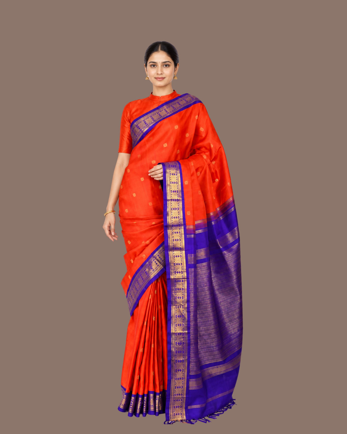Parvai Real Zari Korvai Silk Sari - Special Commissions
