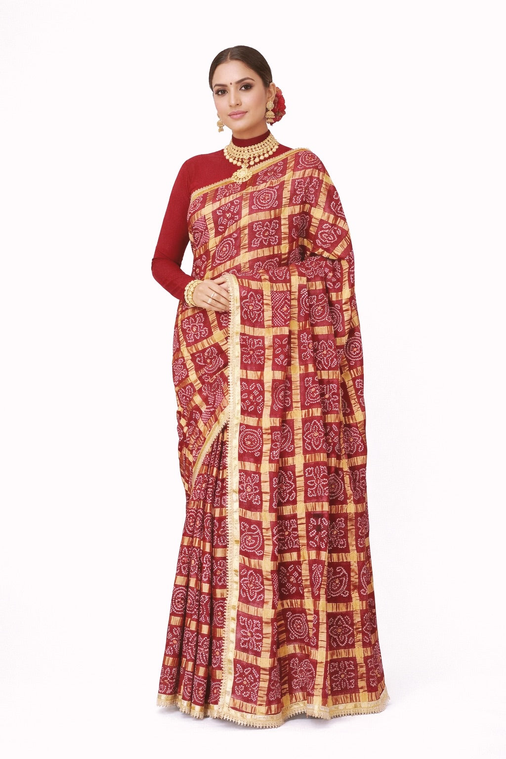 BANDHAVUN (Wine Red)