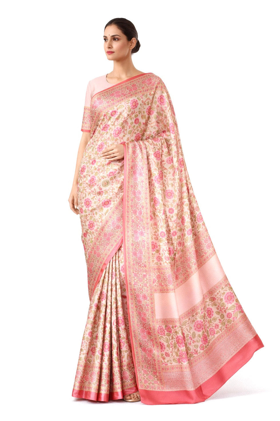 NAZAKAT SATIN SILK SARI