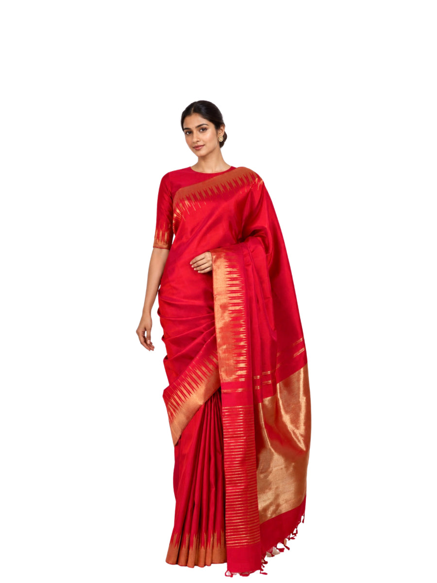 Parvai Kancheepuram Silk Sari : Surabhi