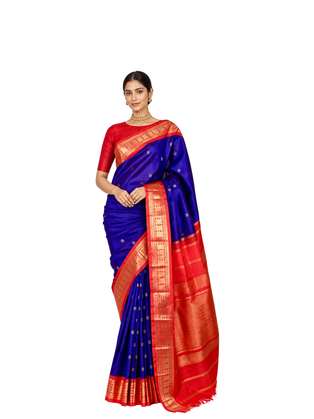 Parvai Real Zari Korvai Silk Sari - Special Commissions
