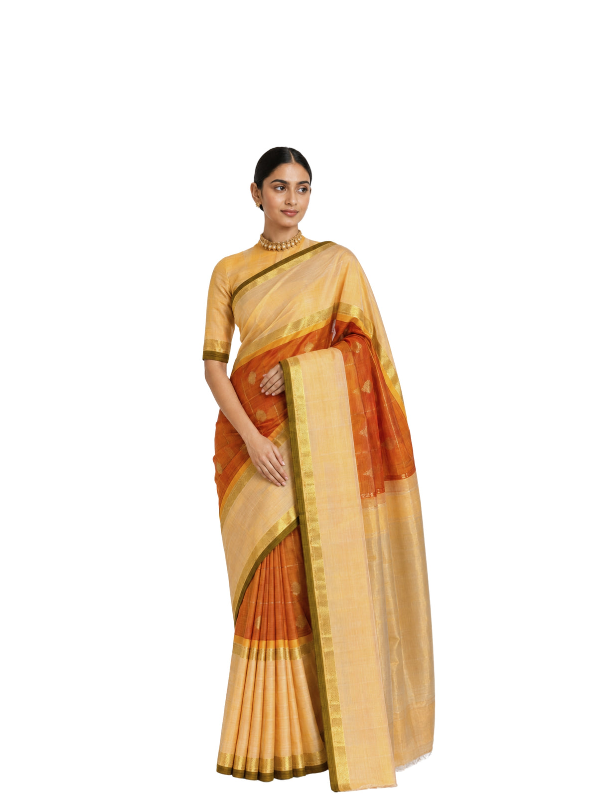 Parvai Kanchipuram Silk Sari : Shringa