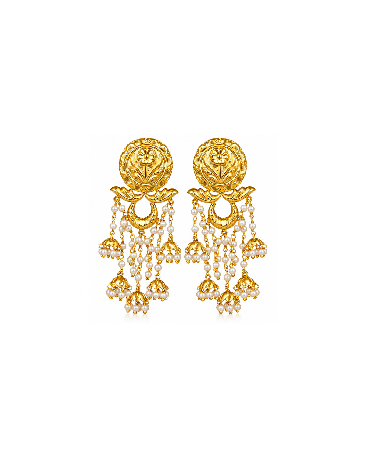 Parvai Brass Earrings