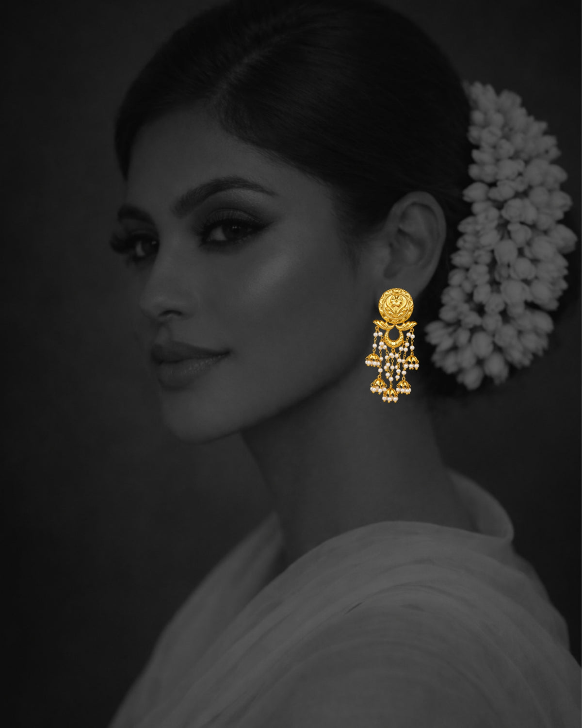 Parvai Brass Earrings