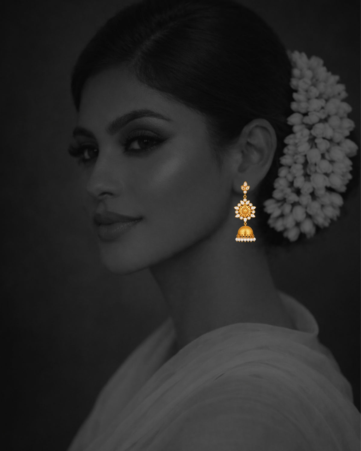 Parvai Silver Earrings