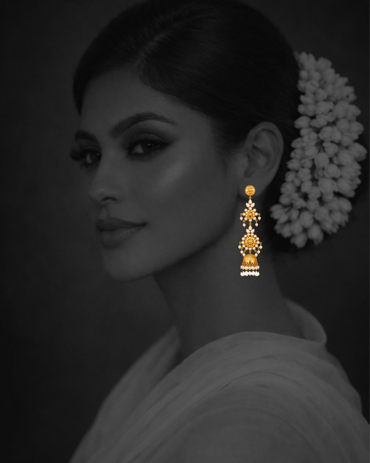 Parvai Silver Earrings