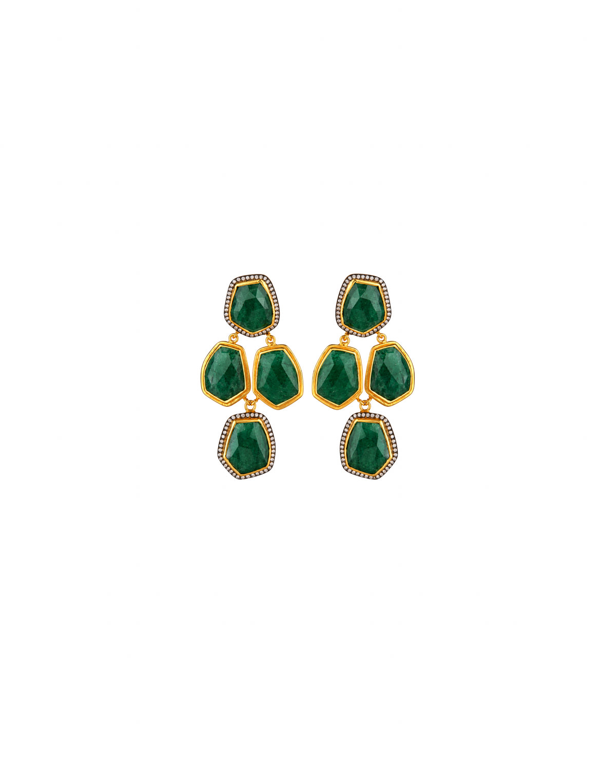 Parvai Brass Earrings