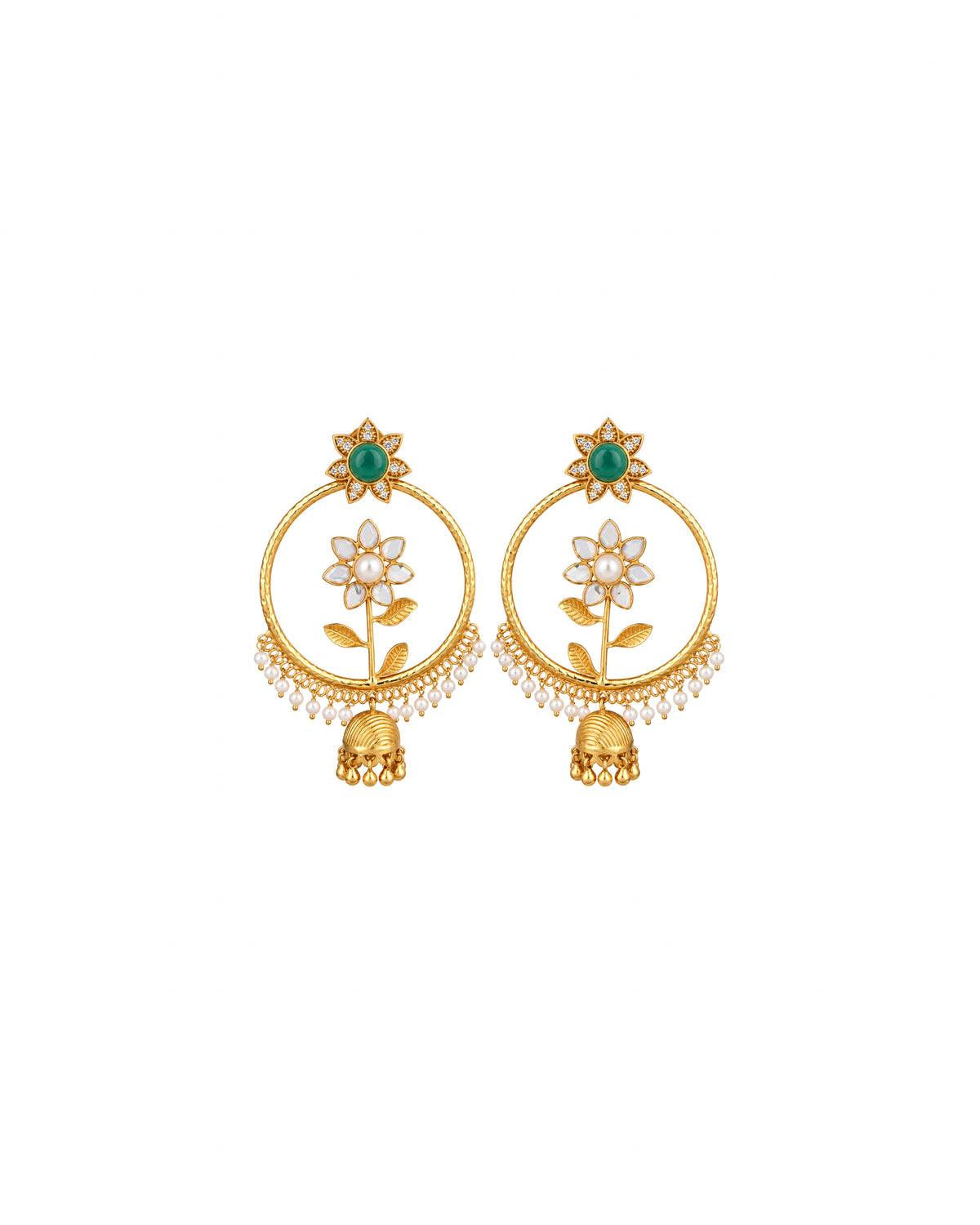Parvai Brass Earrings