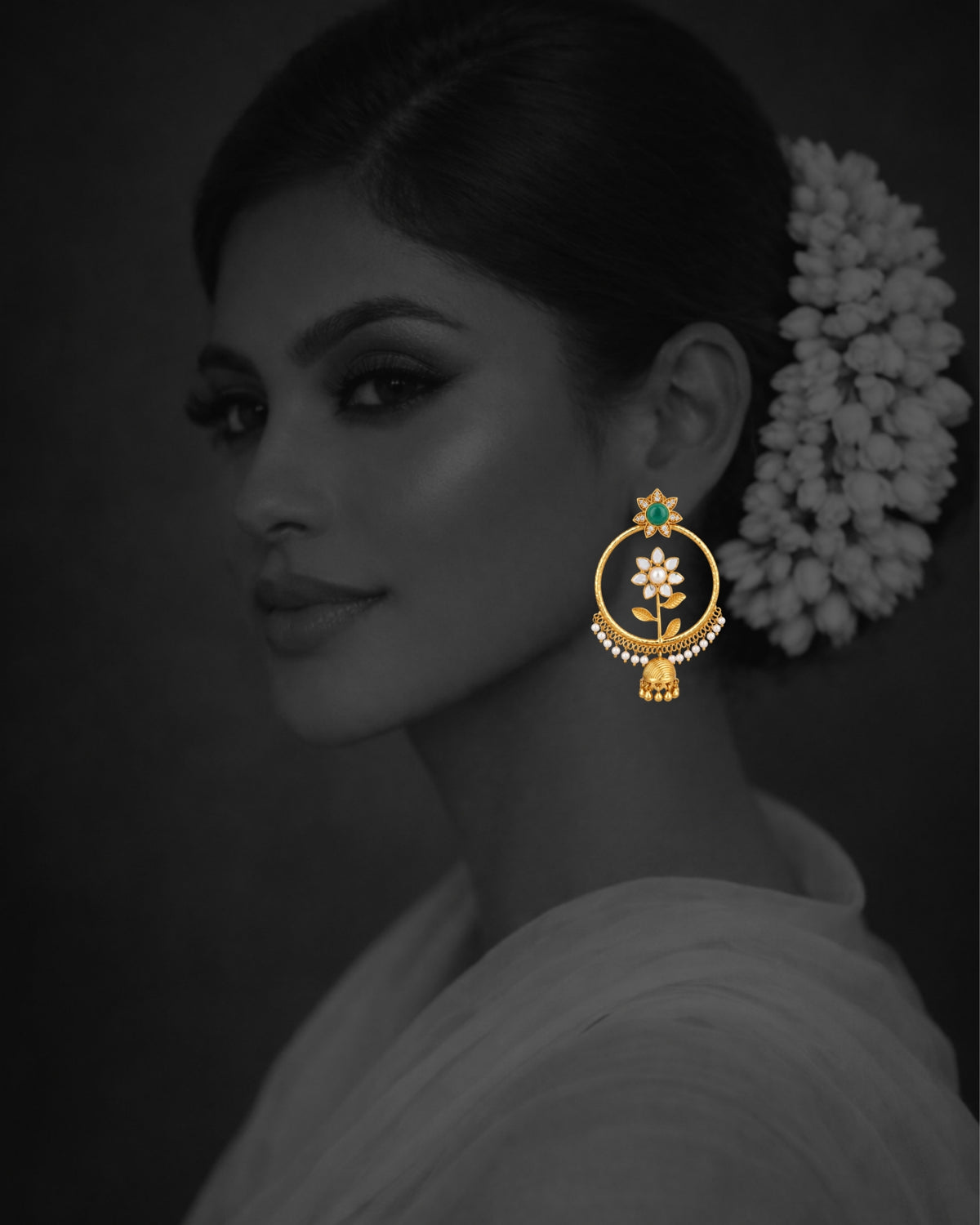 Parvai Brass Earrings