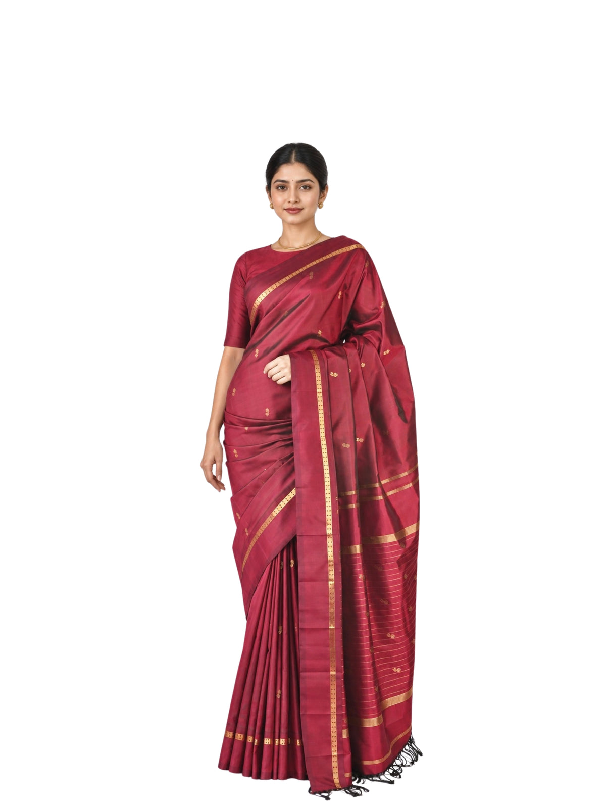 Parvai Real Zari Silk Sari - Special Commissions