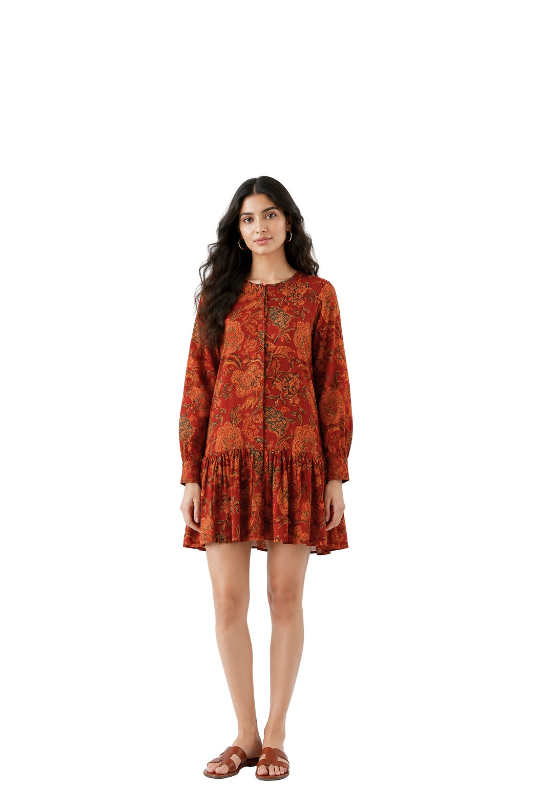 Parvai Block Printed Dress