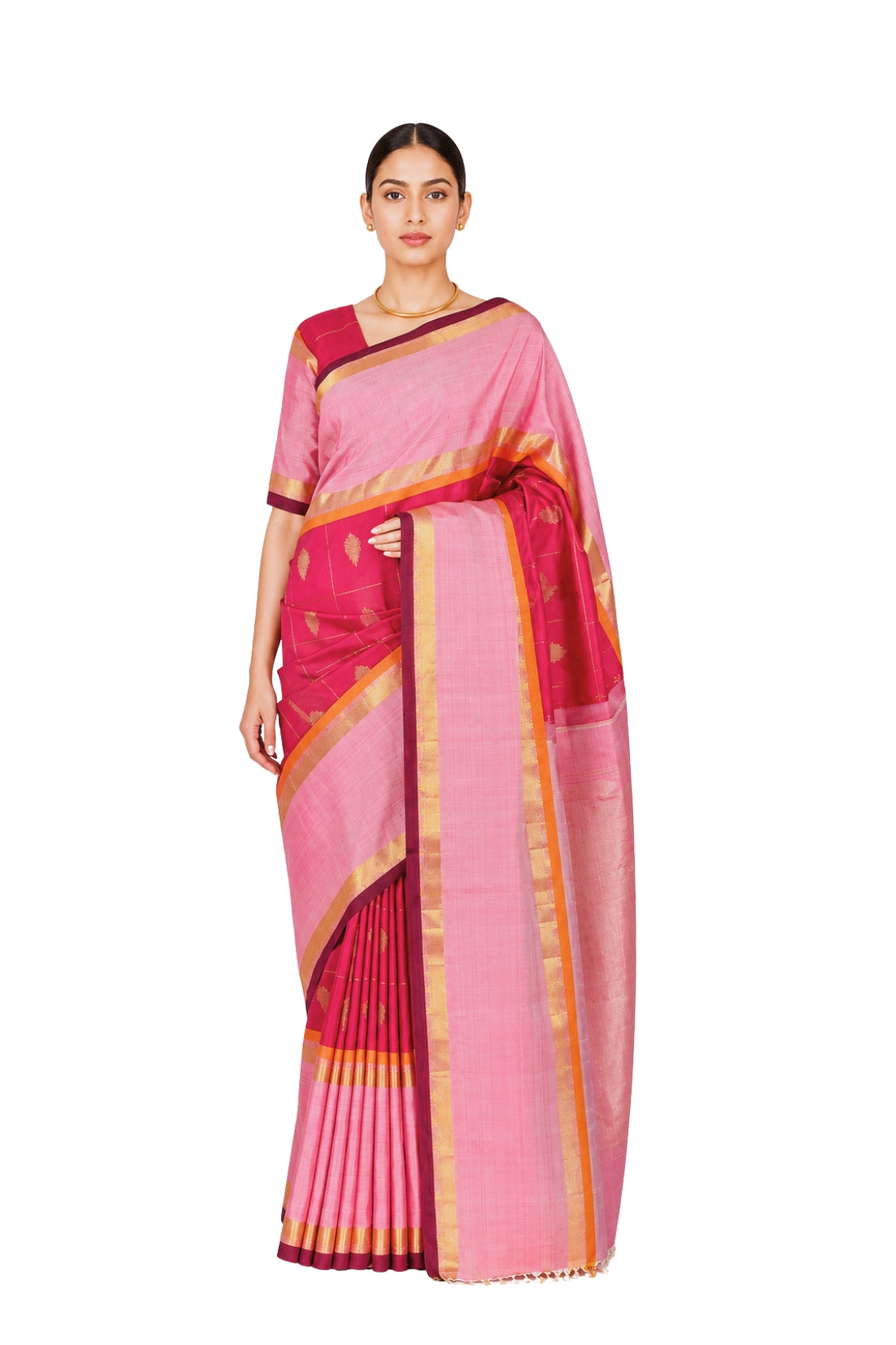 Parvai Kanchipuram Silk Sari : Shringa