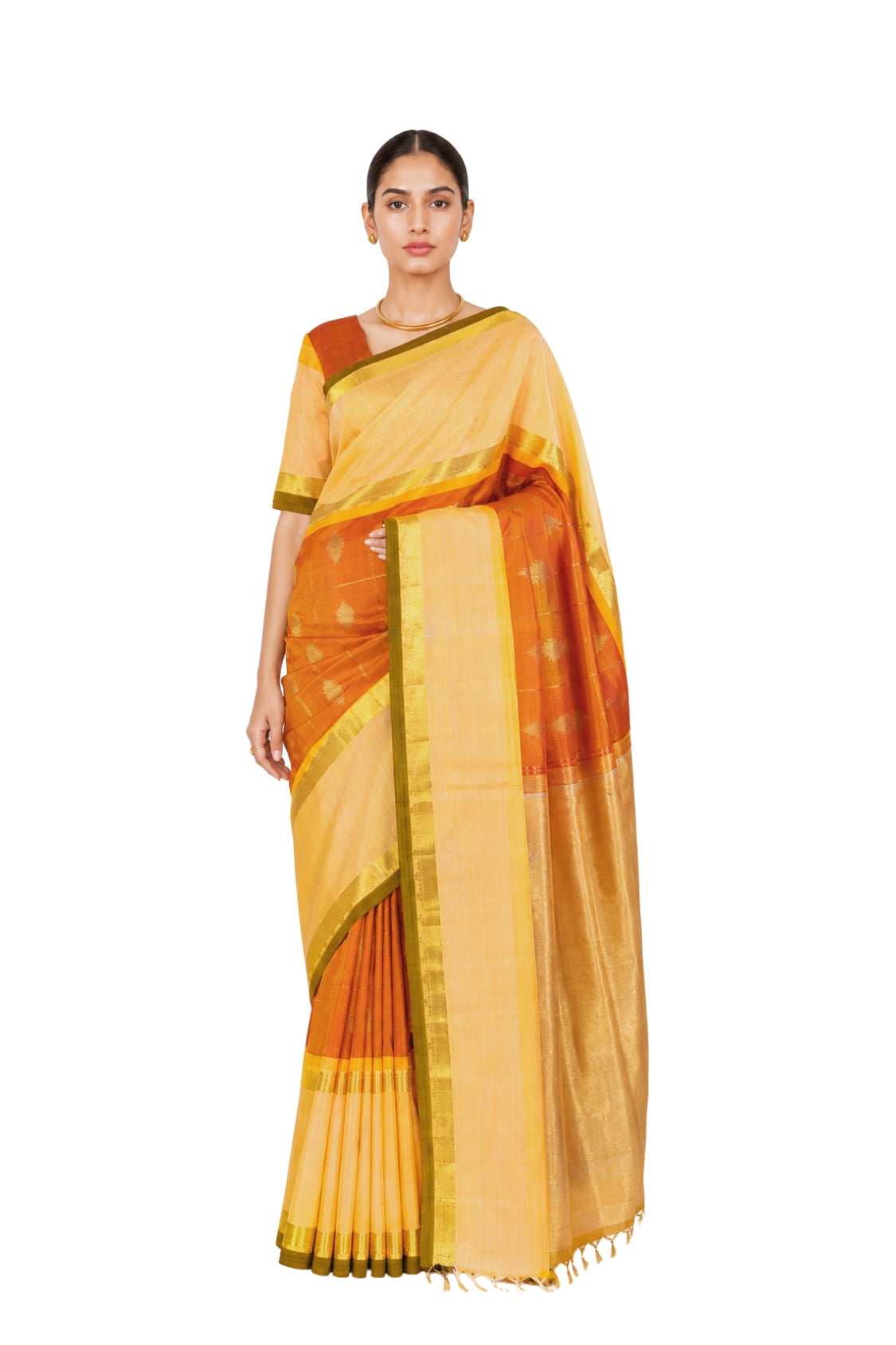 Parvai Kanchipuram Silk Sari : Shringa