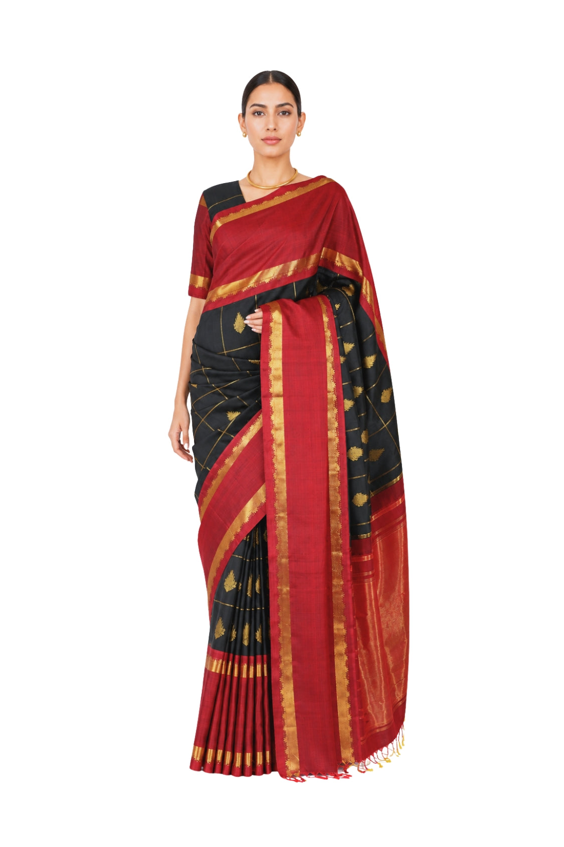 Parvai Kanchipuram Silk Sari : Shringa