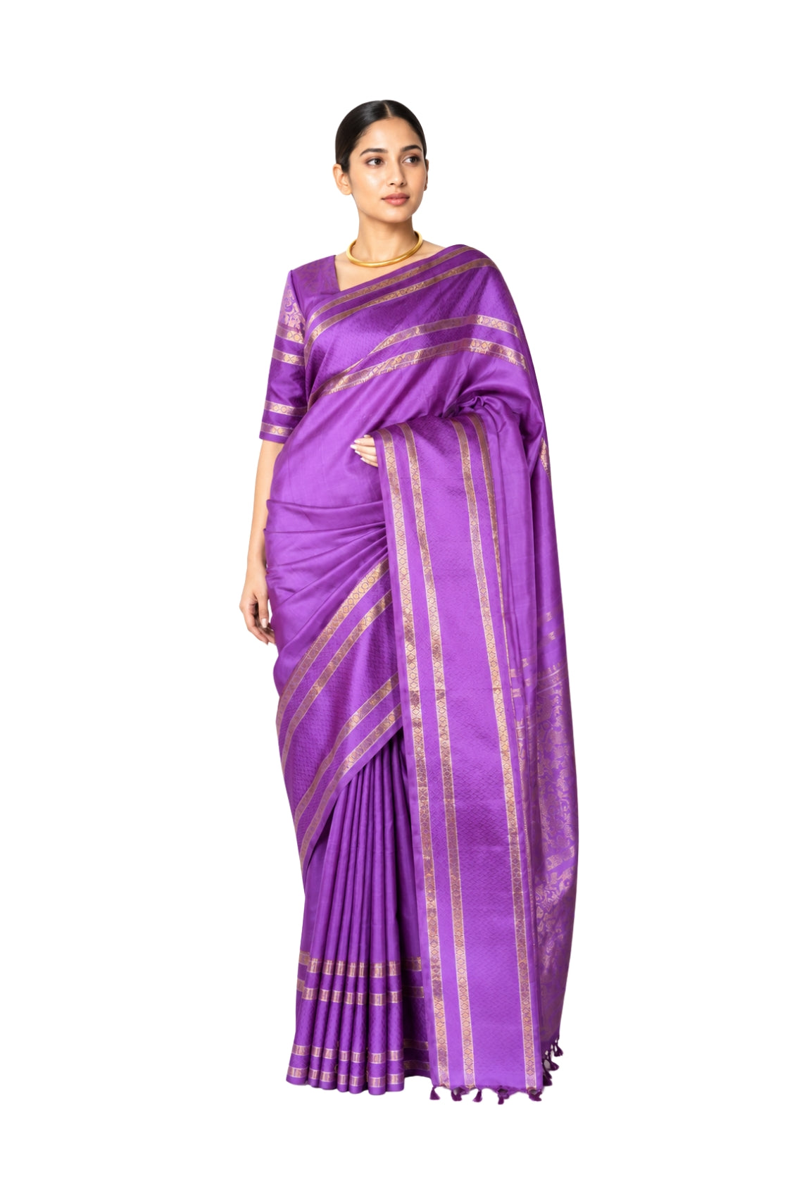 Parvai Kanchipuram Silk Sari : Savithri