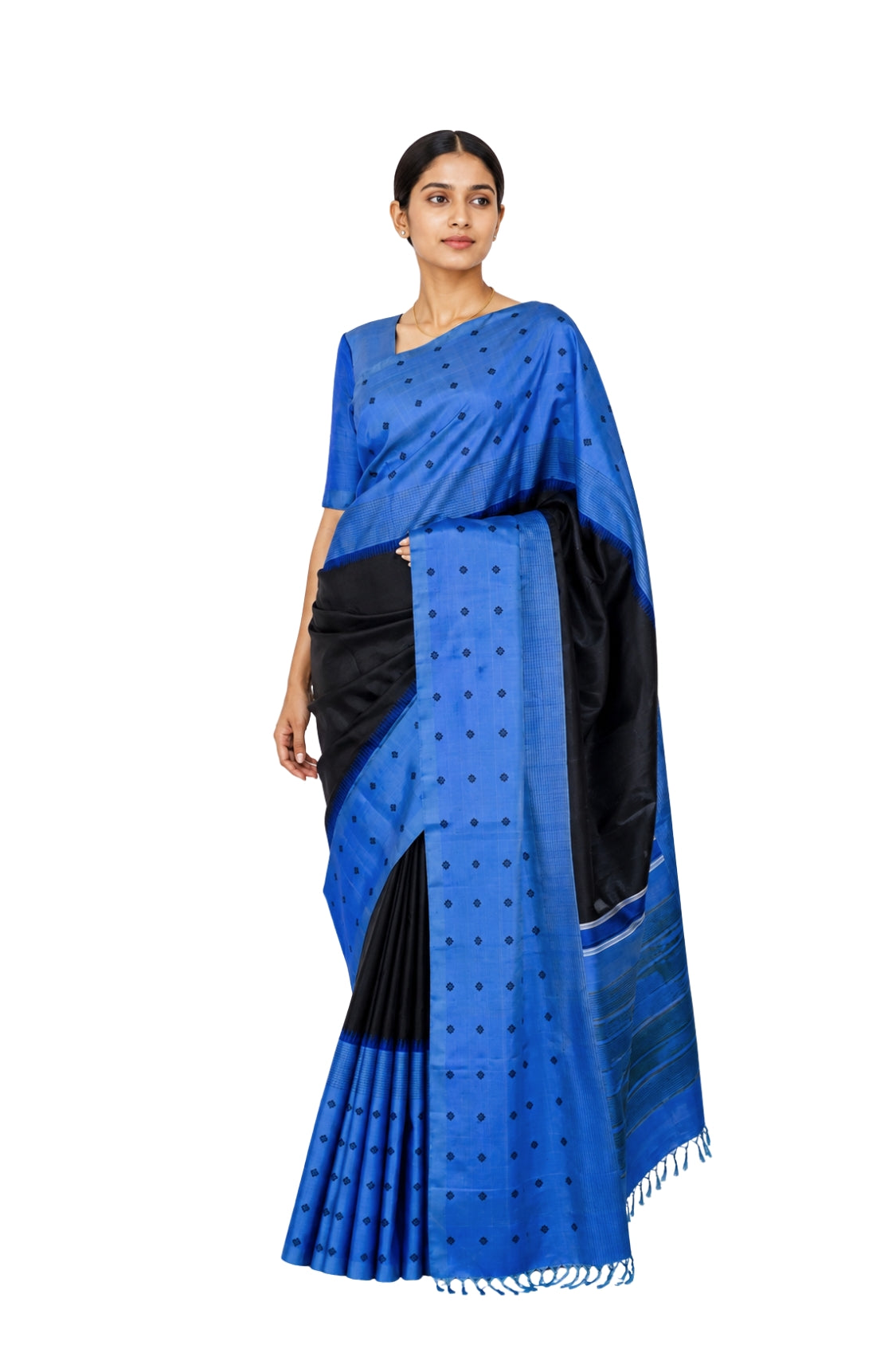 Parvai Handwoven Kanchipuram Silk Sari : ShashiKala