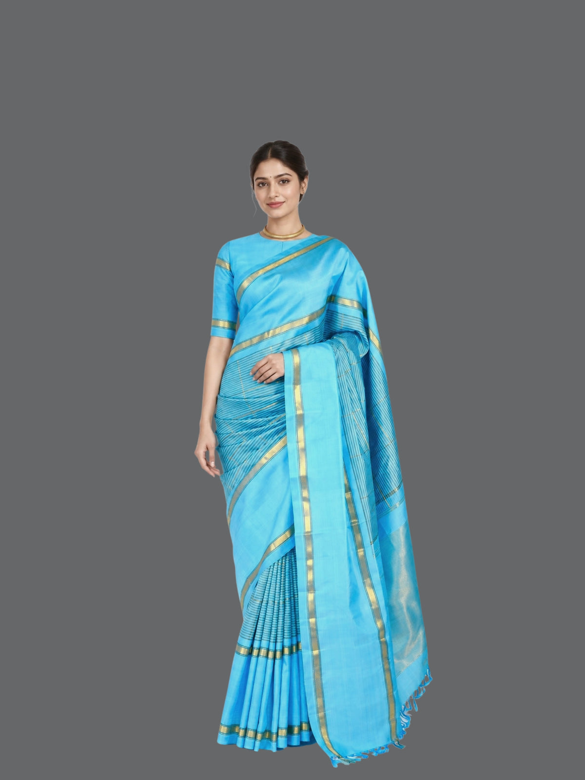 Parvai Kanchipuram Silk Sari : Shringa