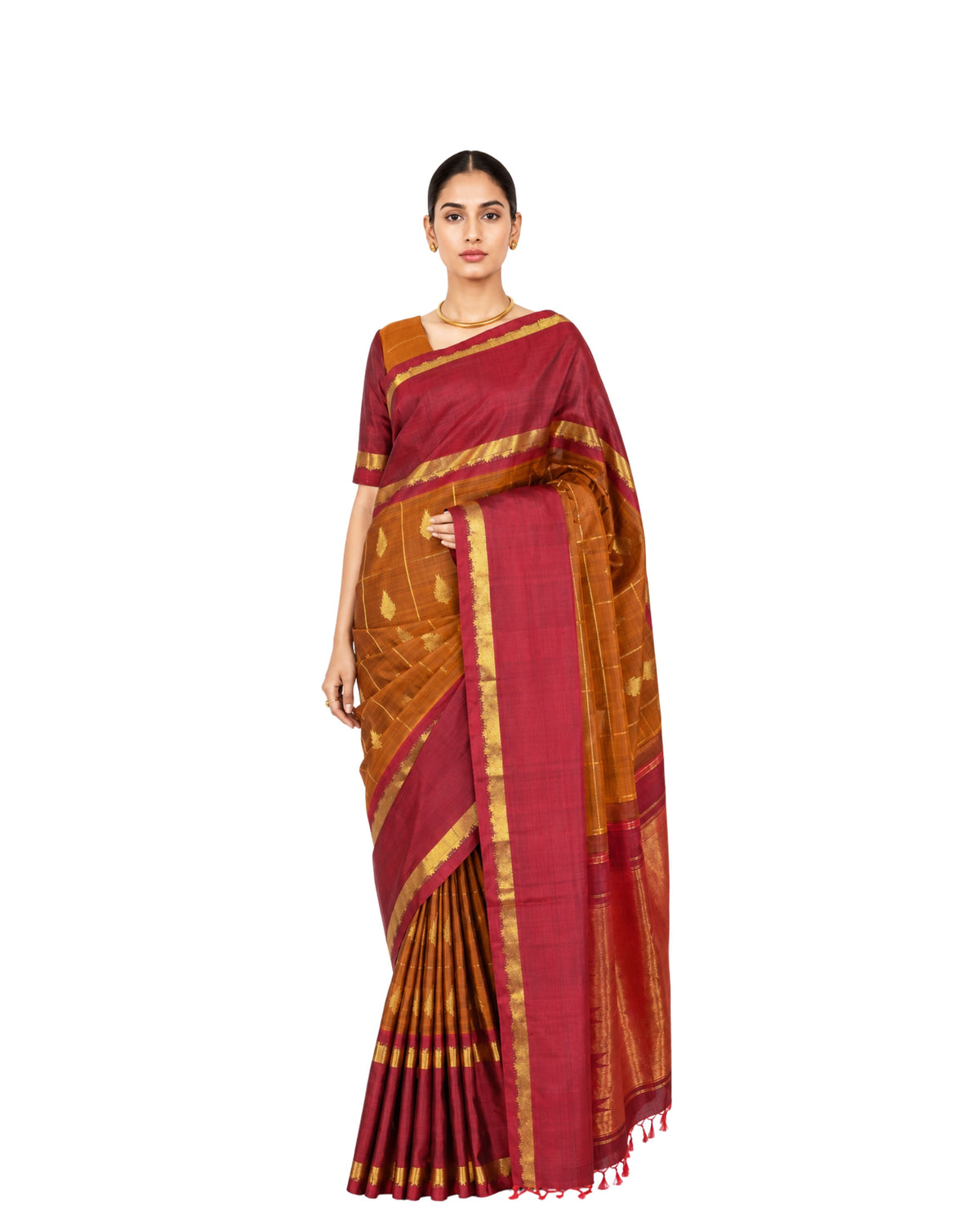 Parvai Kanchipuram Silk Sari : Shringa