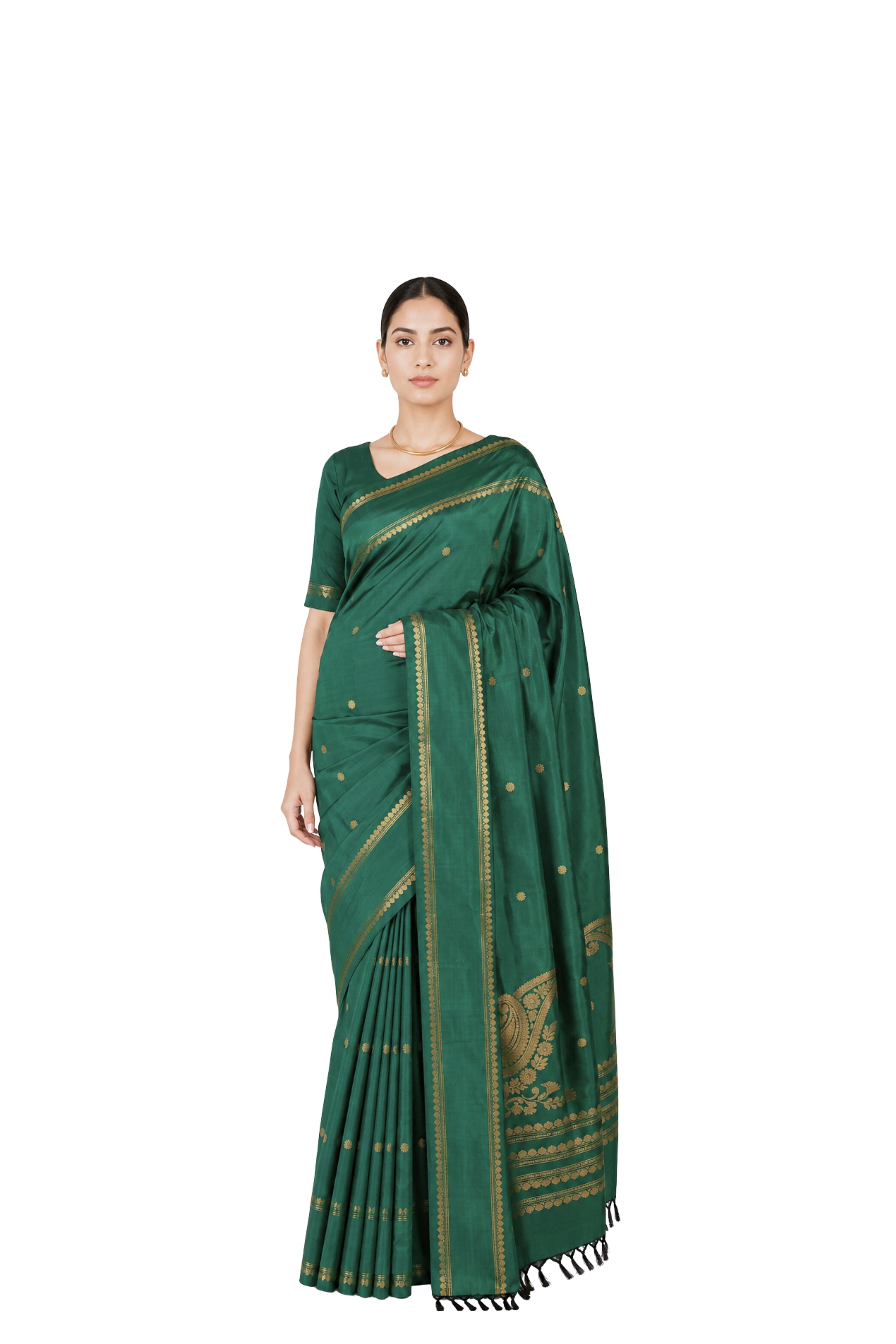 Parvai Molakalmuru Silk Sari : Dhruvi