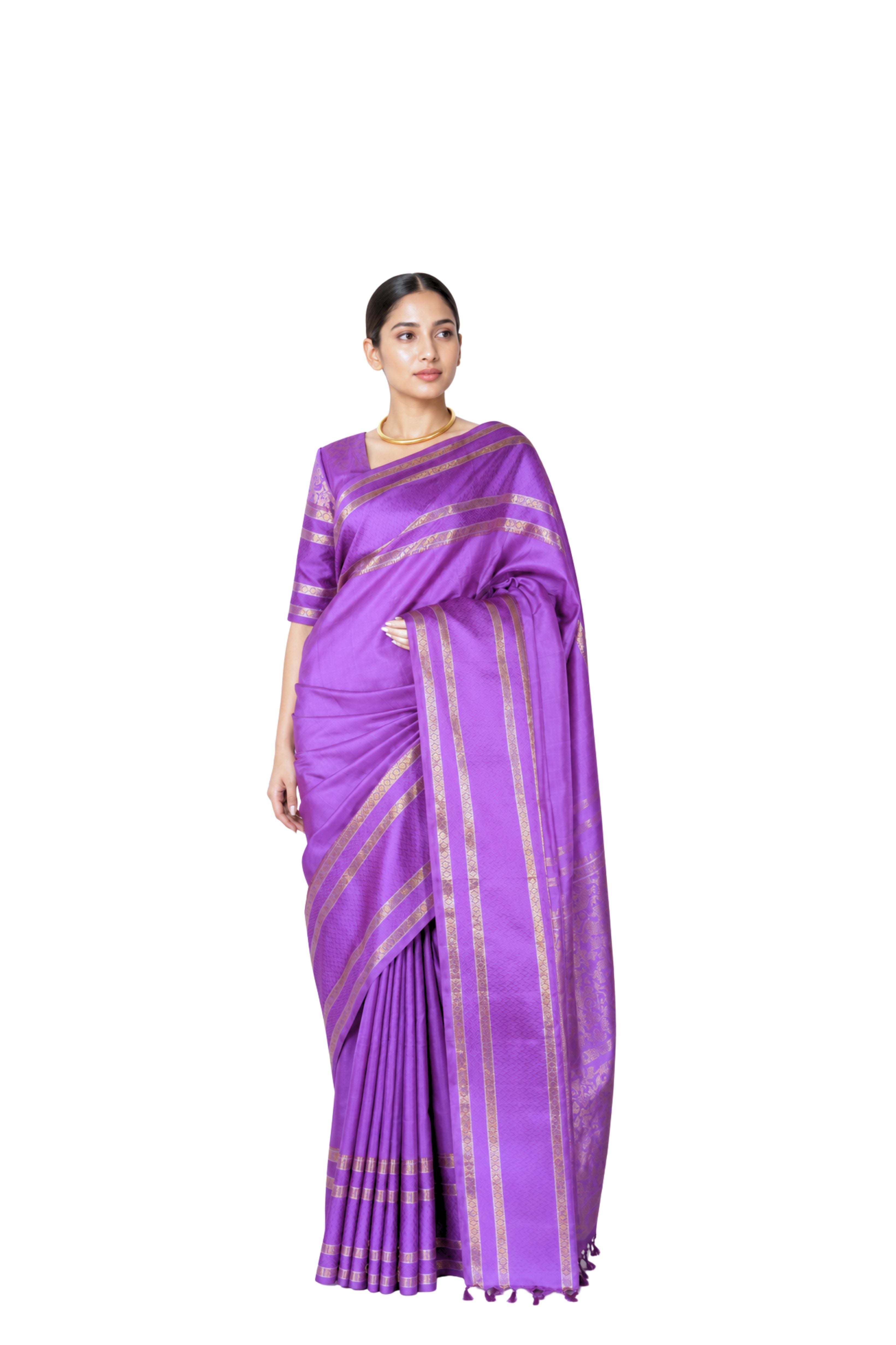 Parvai Kanchipuram Silk Sari : Savithri