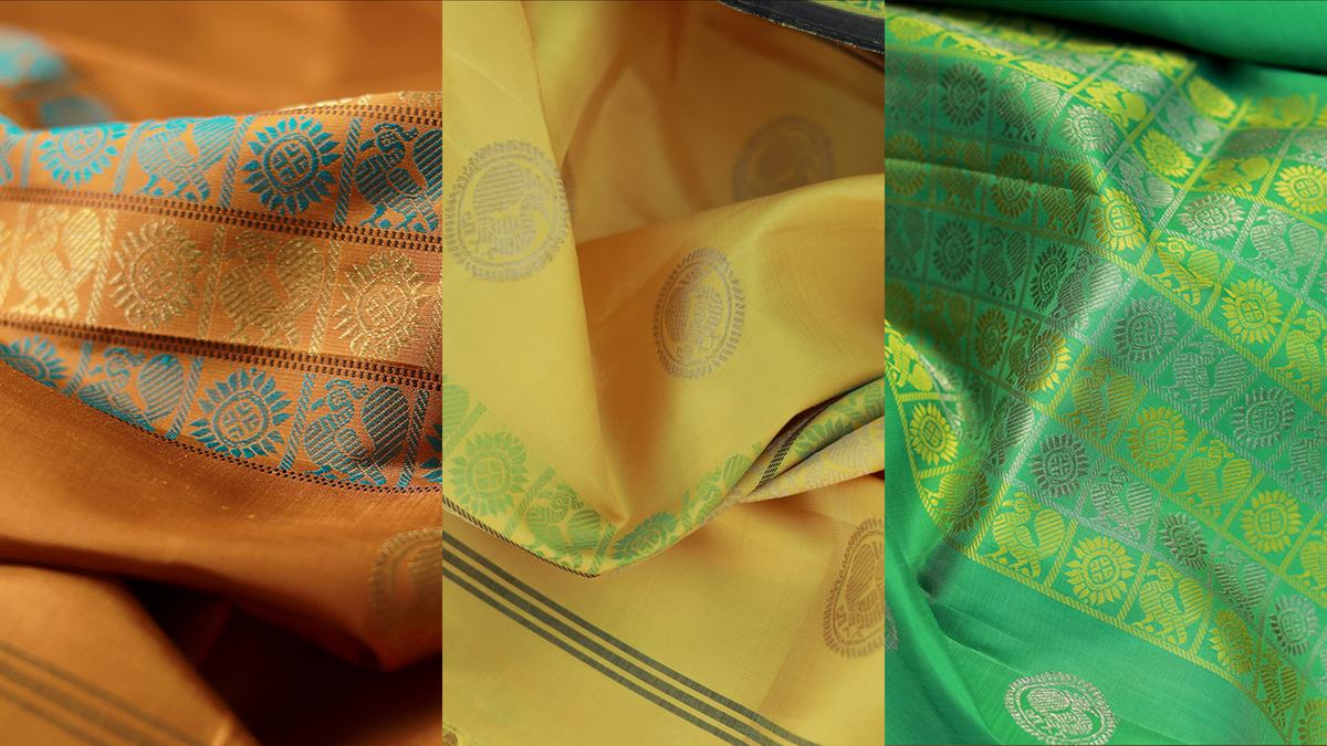 Vasudha - Mulberry Silk Woven On Adai