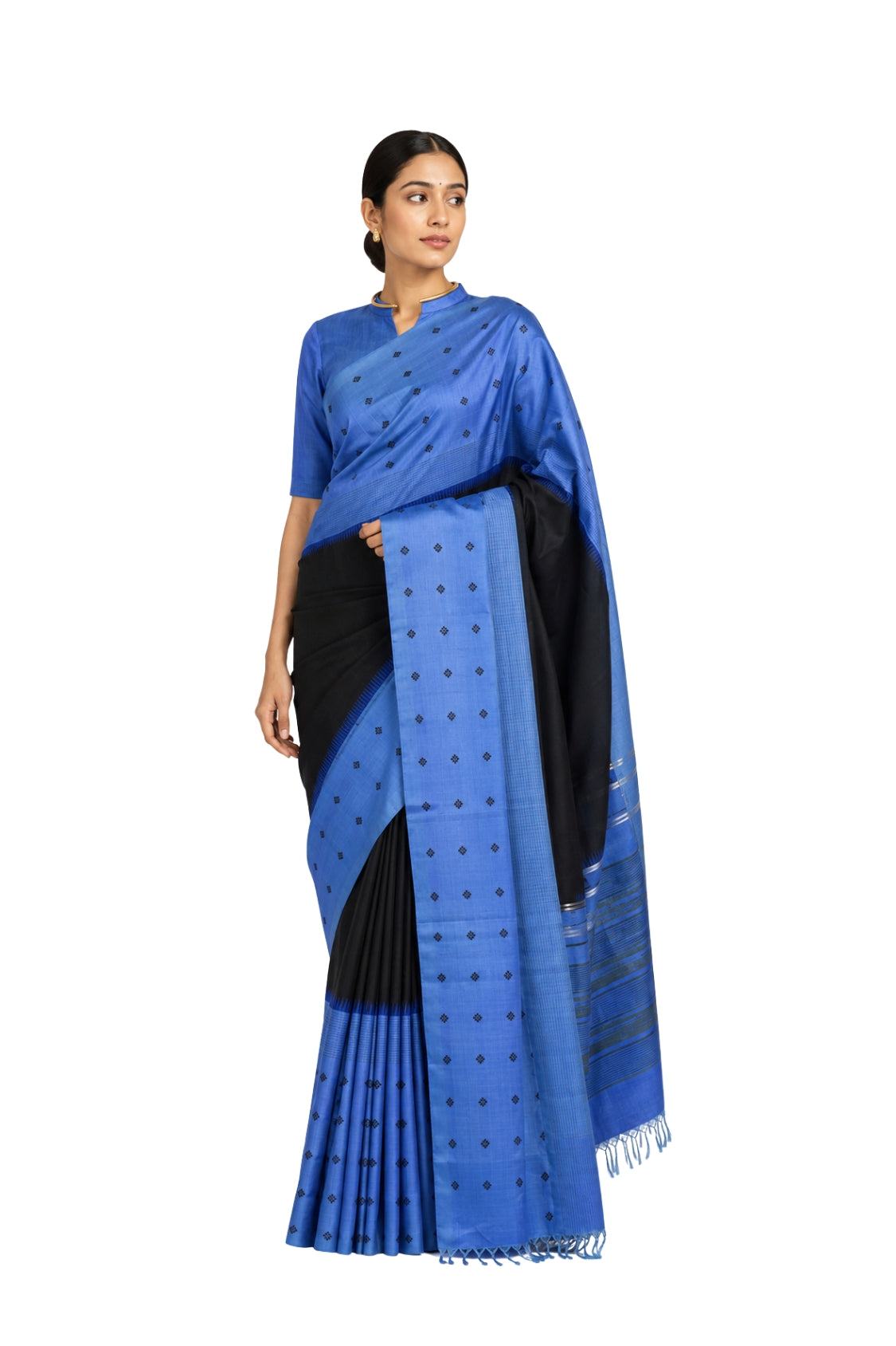 Parvai Handwoven Kanchipuram Silk Sari : ShashiKala
