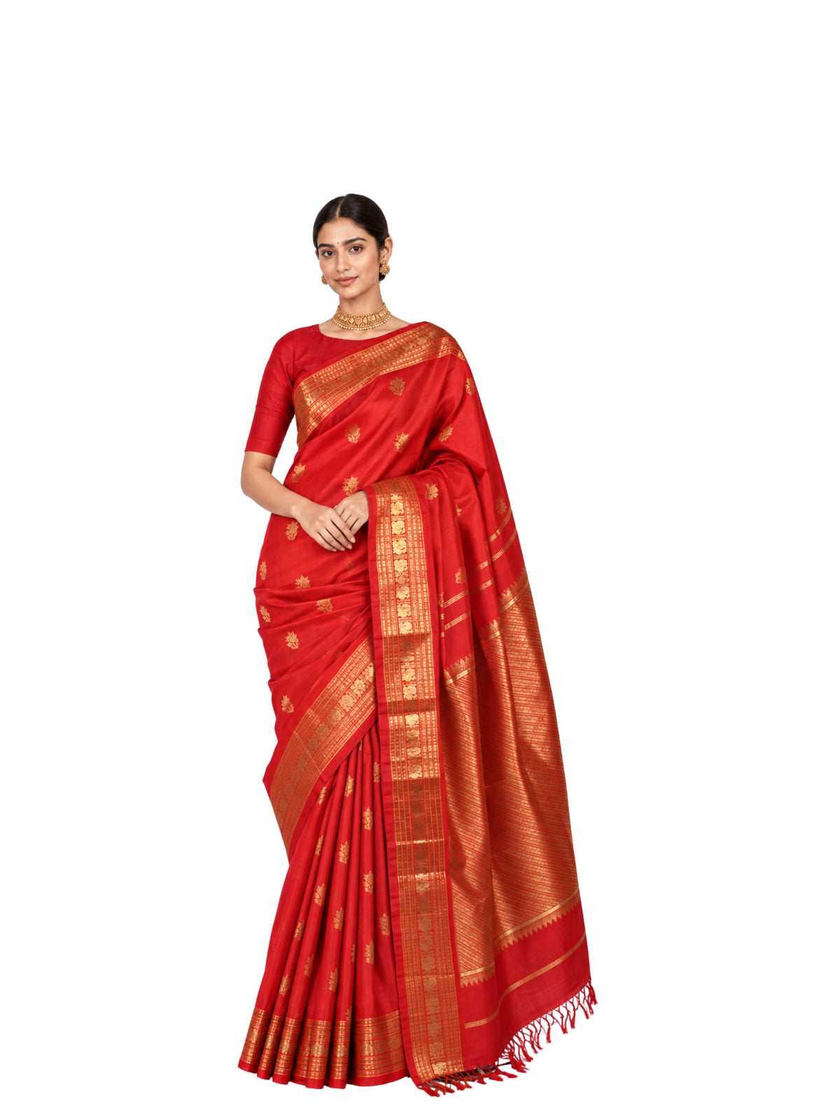 Parvai Real Zari Silk Sari - Special Commissions