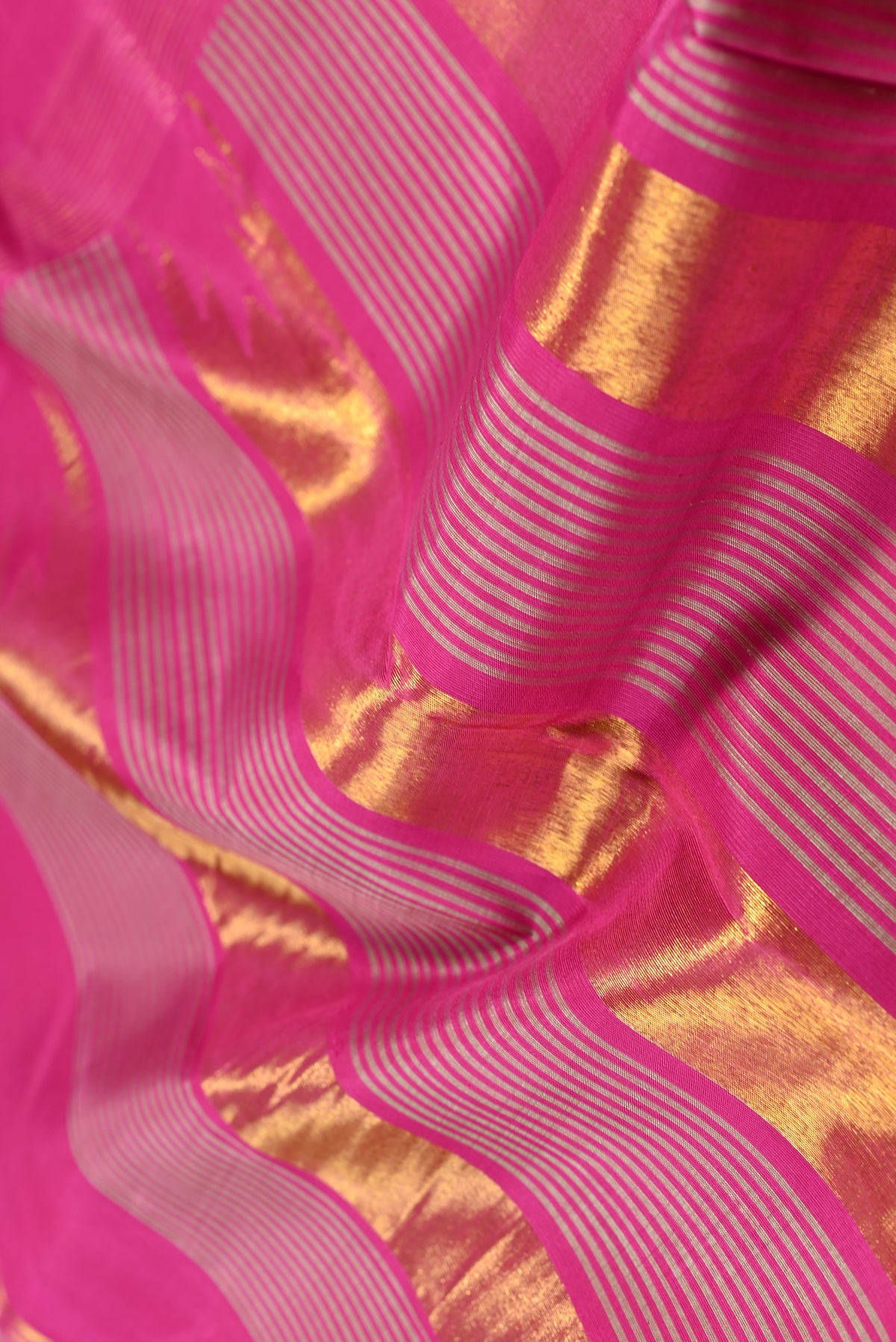 Parvai Kanchipuram Korvai Silk Sari : Shashikala