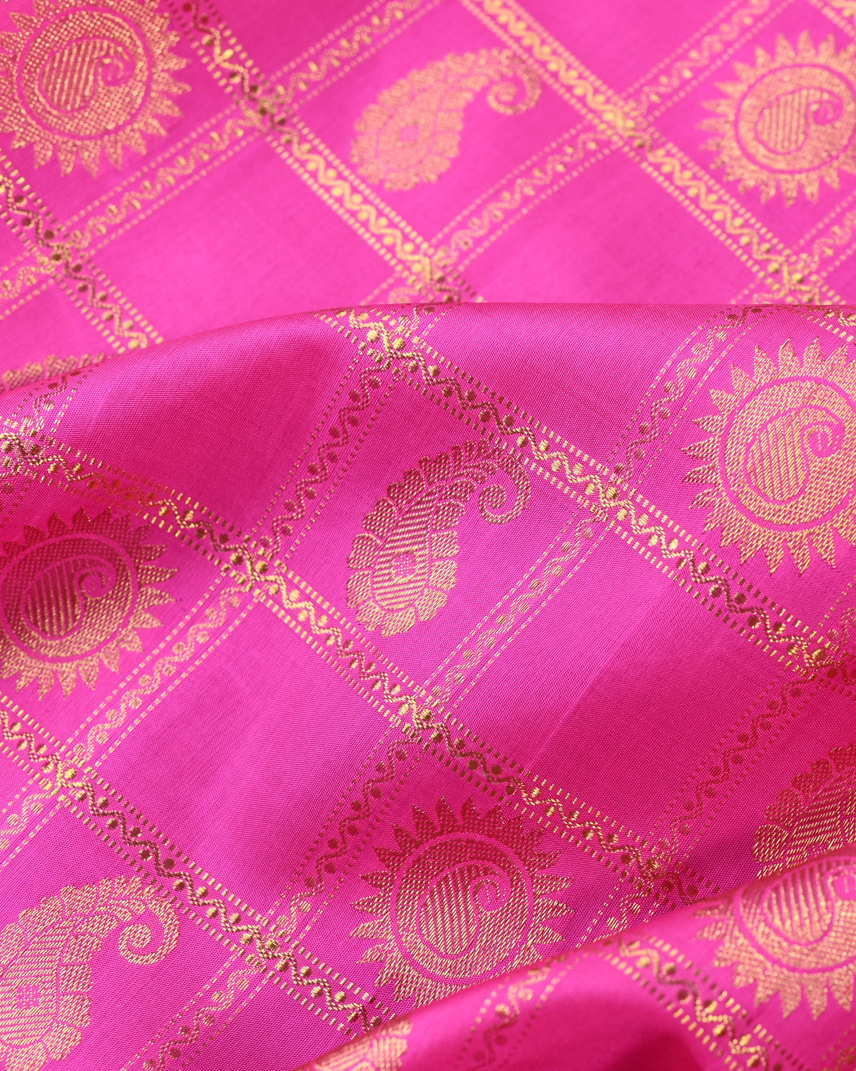 Parvai Real Zari Silk Sari