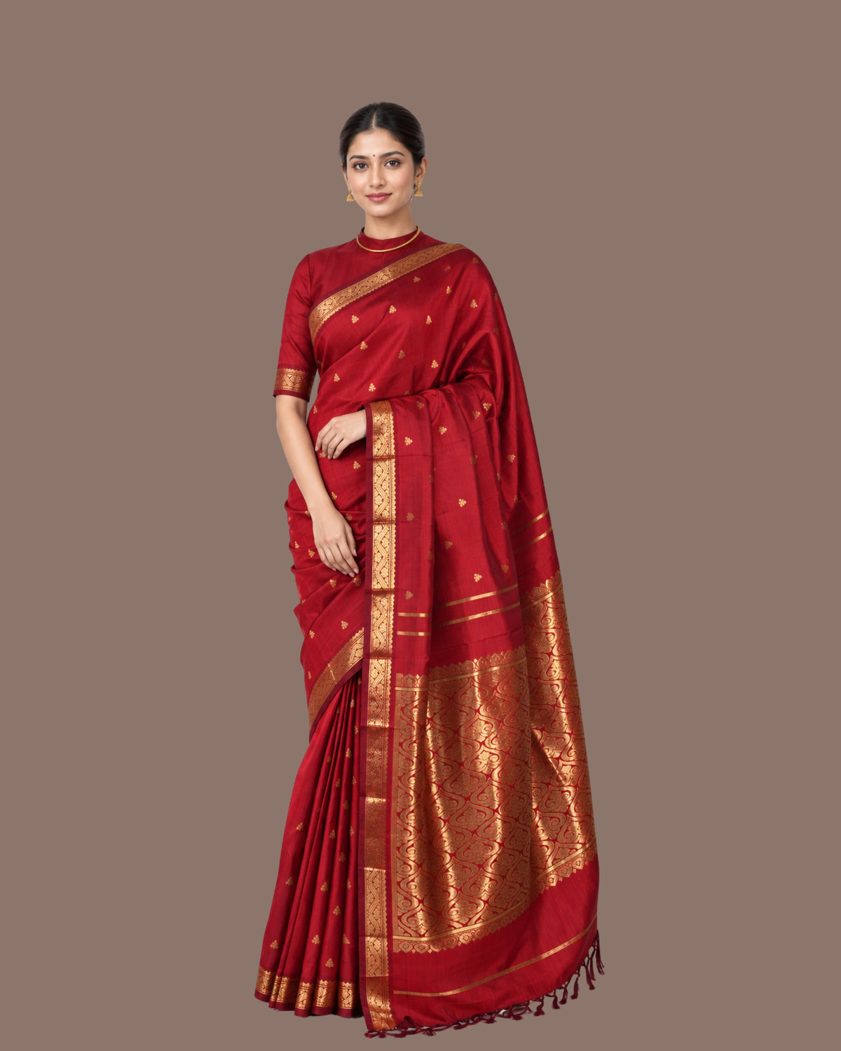 Parvai Real Zari Silk Sari - Special Commissions