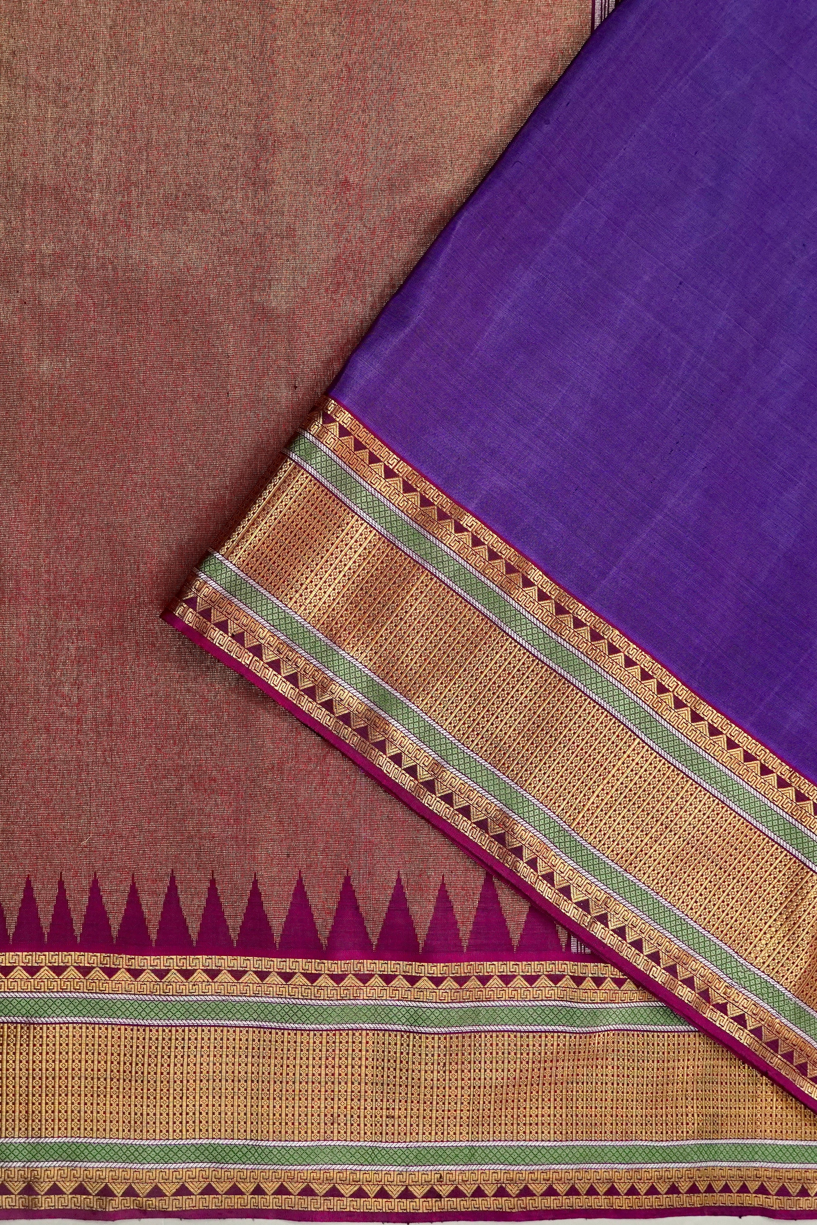 Parvai Kanchipuram Silk Sari : Devasena