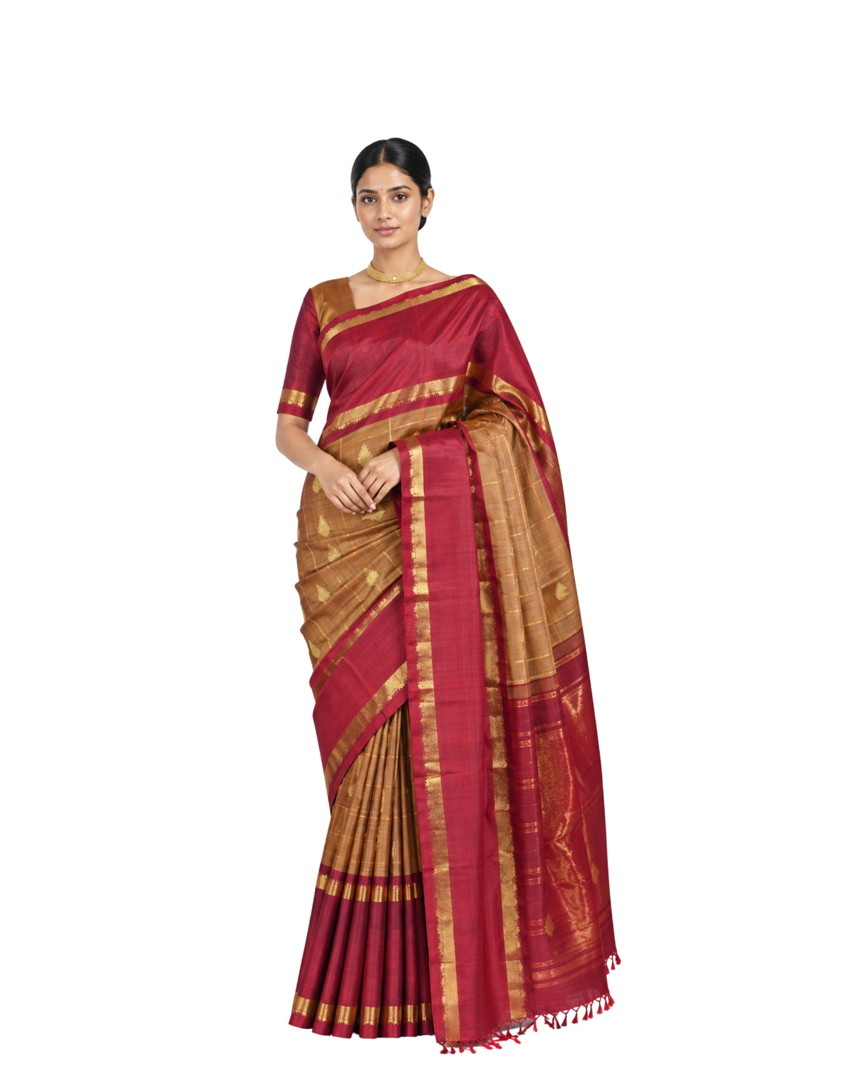 Parvai Kanchipuram Silk Sari : Shringa