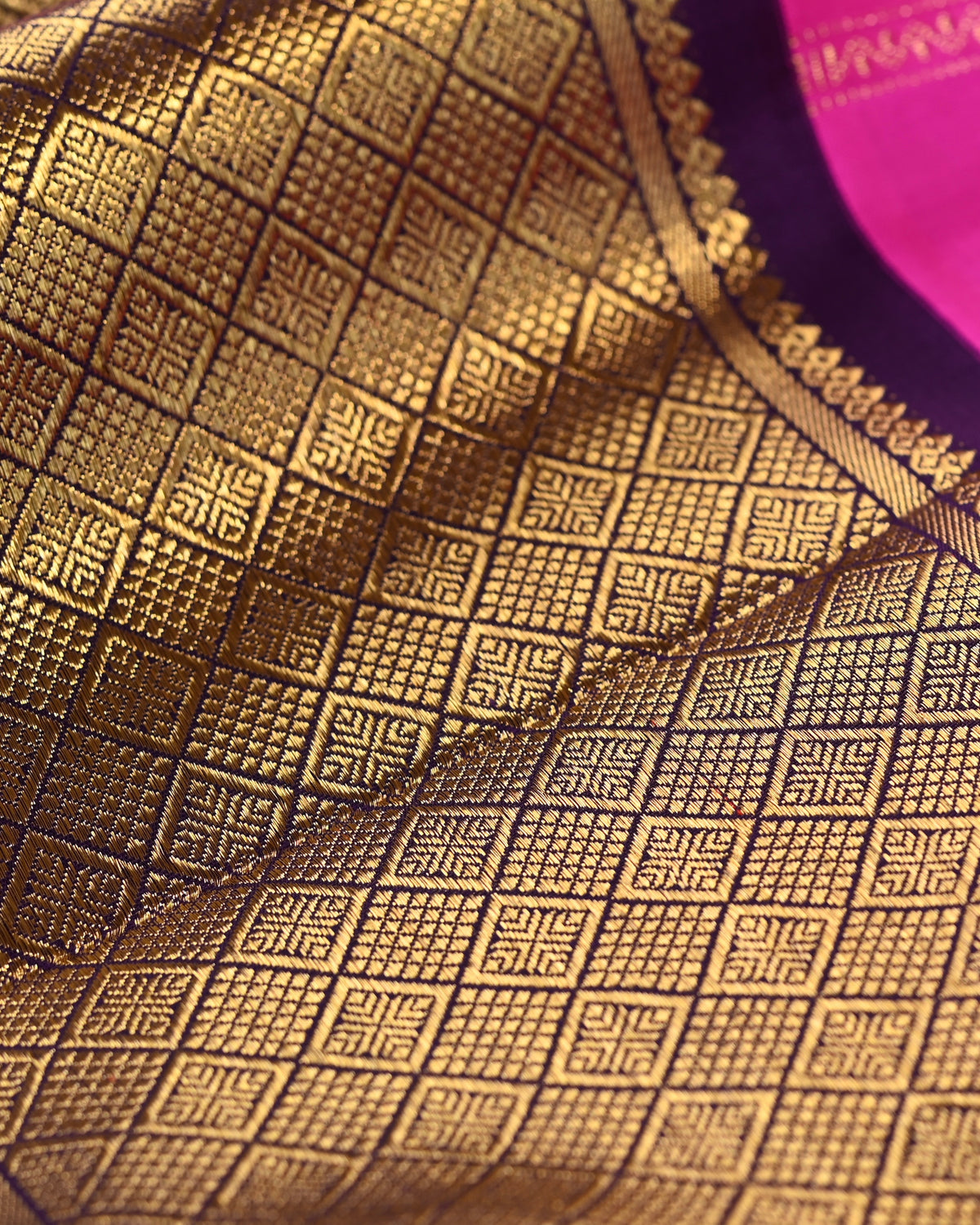 Parvai Real Zari Silk Sari