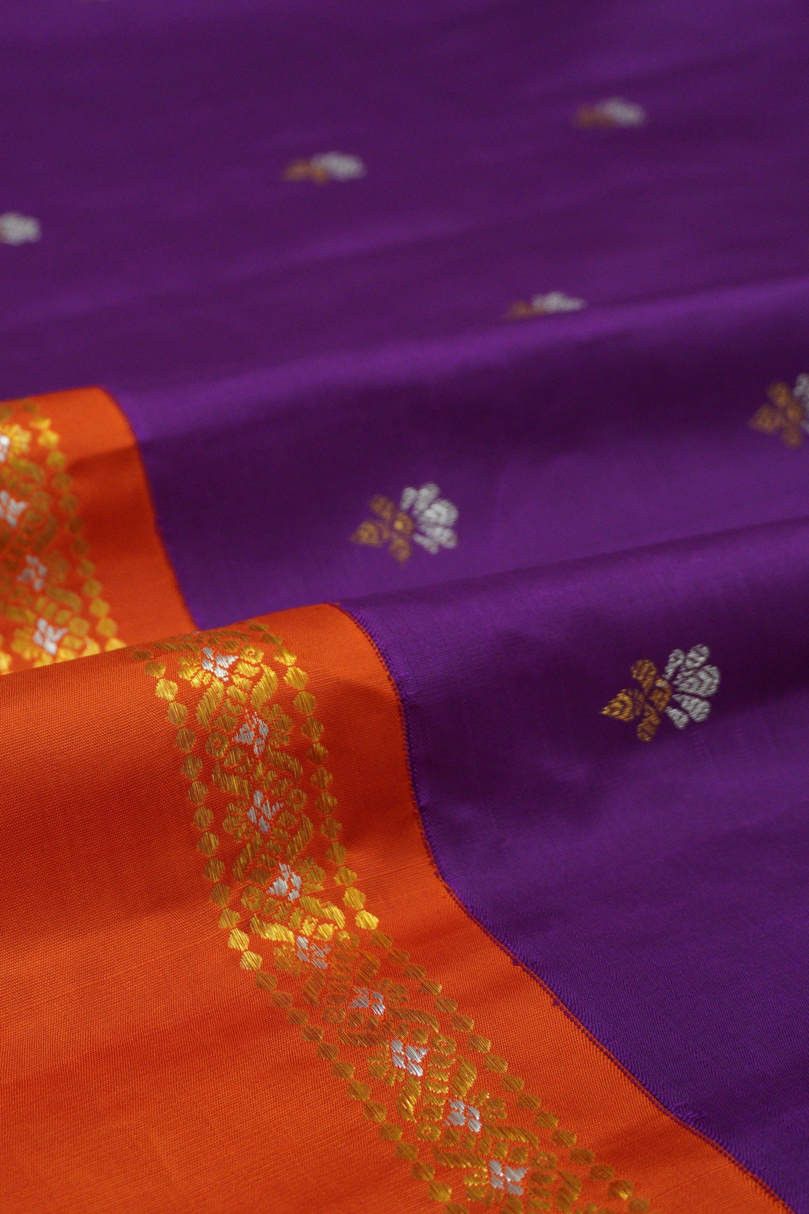 Parvai Kanchipuram Silk Sari