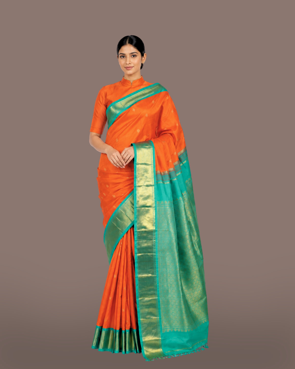Parvai Real Zari Korvai Silk Sari - Special Commissions