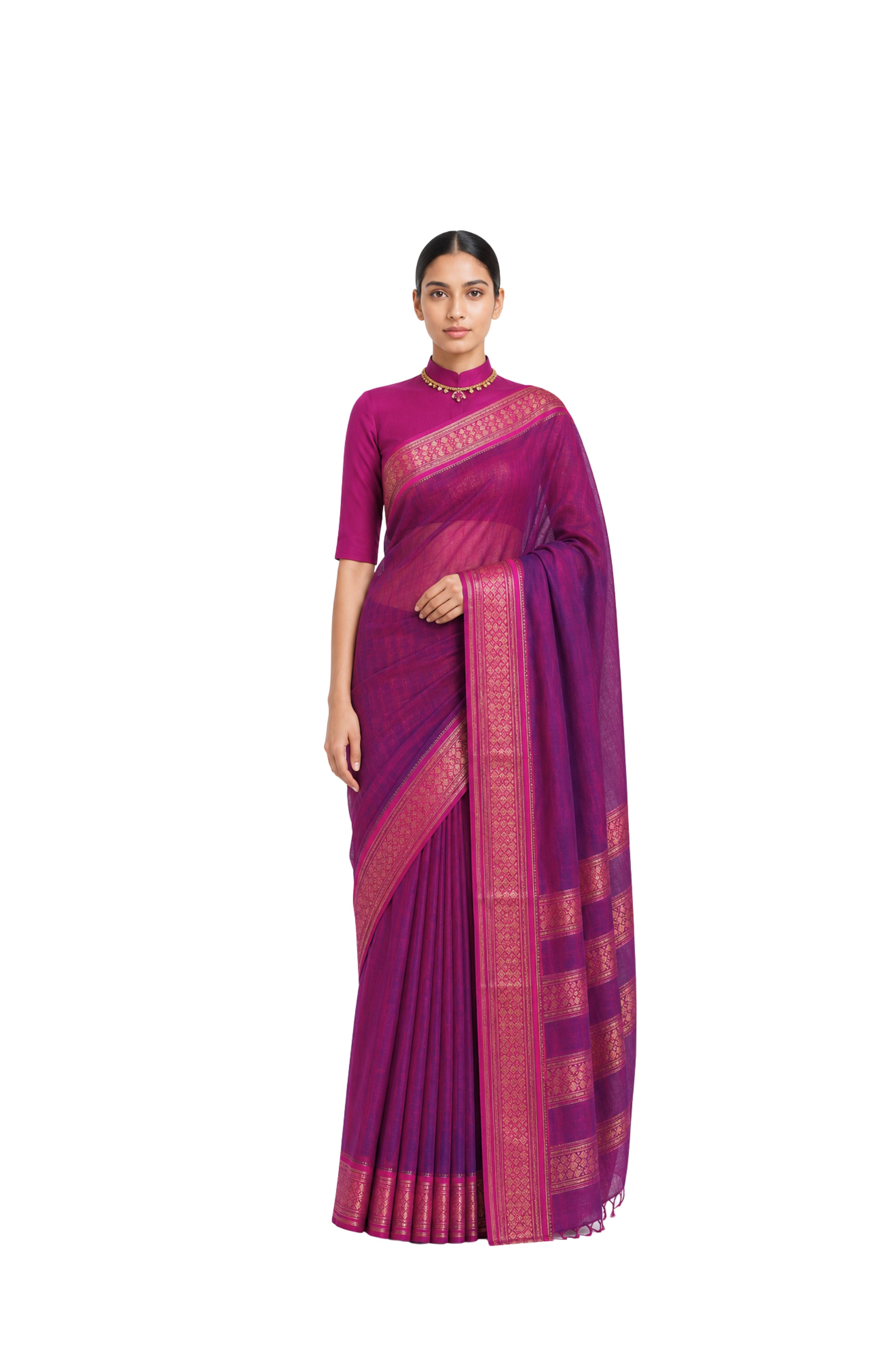 Parvai Maheshwari Cotton Sari