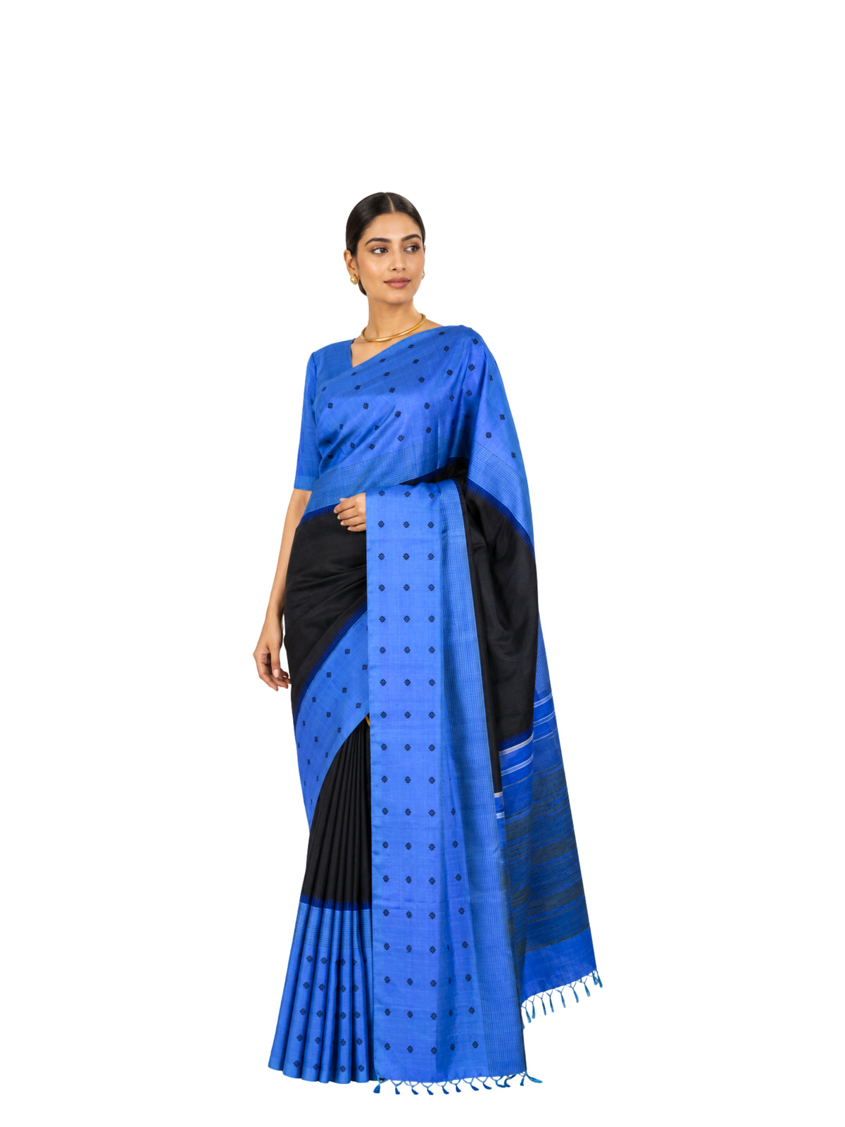 Parvai Kanchipuram Korvai Silk Sari : Shashikala