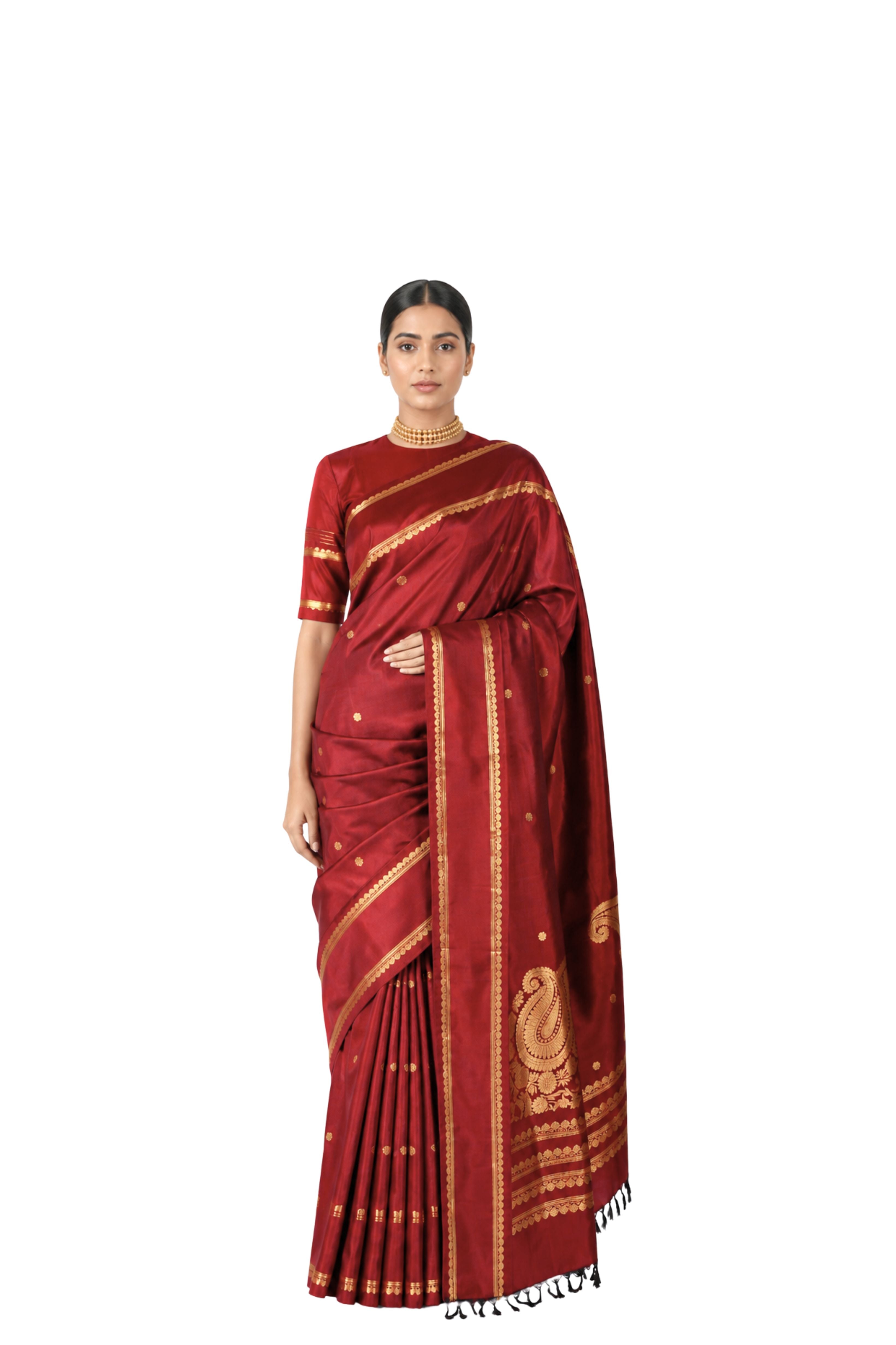 Parvai Molakalmuru Silk Sari : Dhruvi
