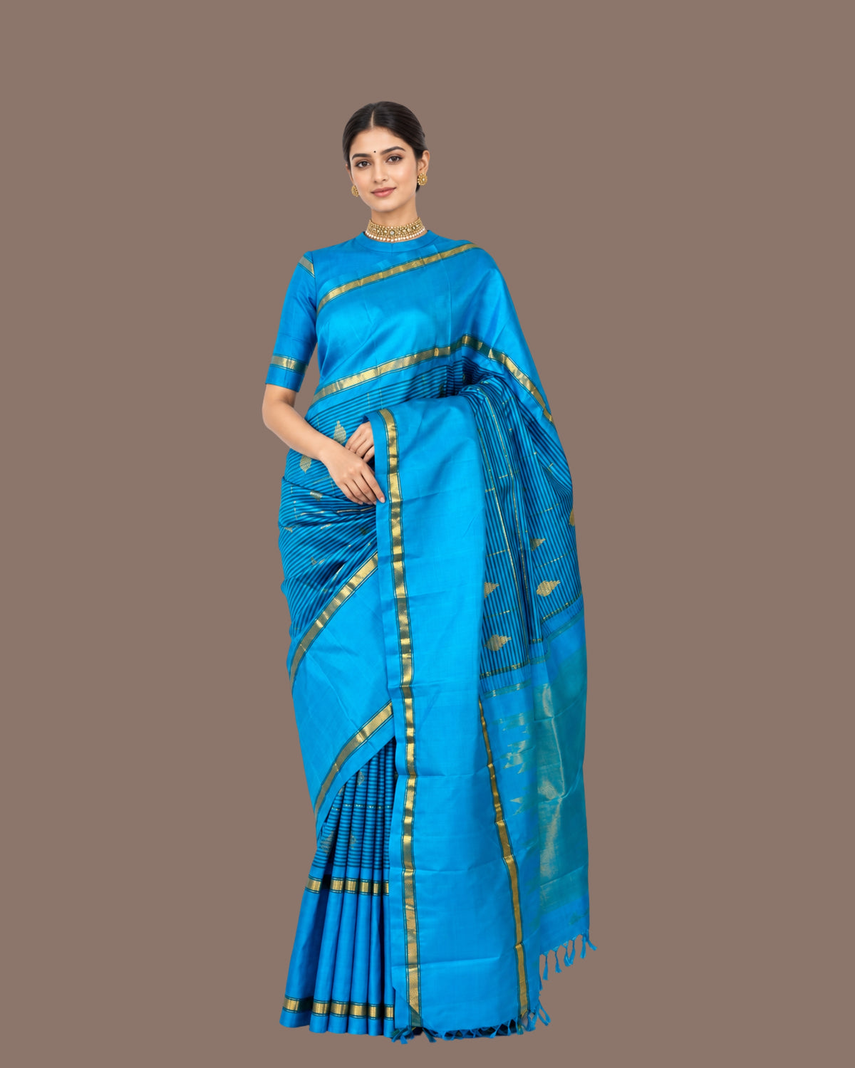 Parvai Kanchipuram Silk Sari : Shringa