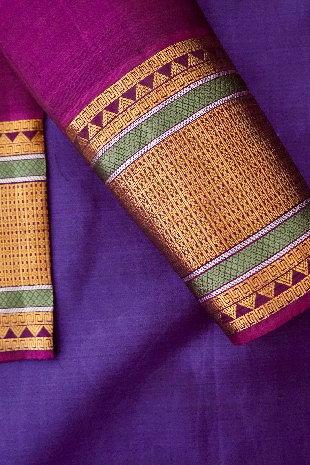 Parvai Kanchipuram Silk Sari : Devasena