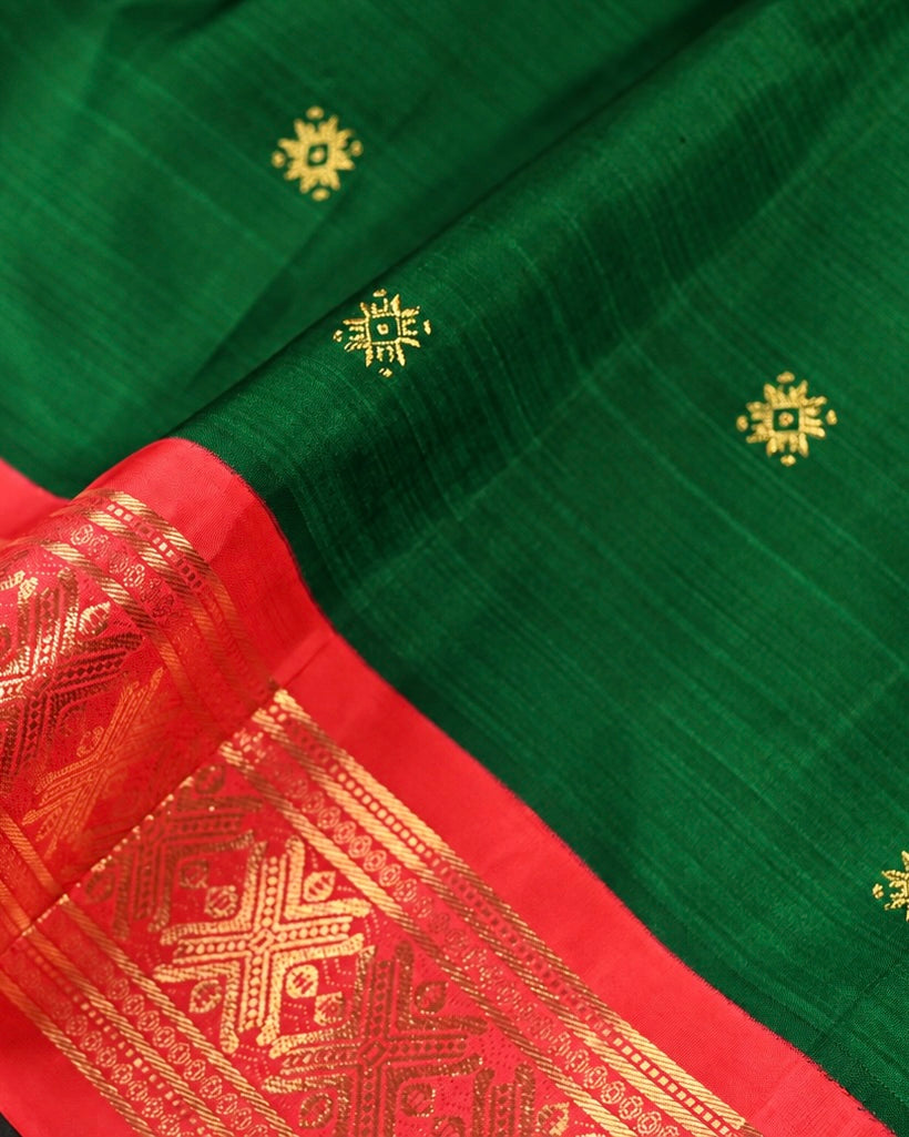 Parvai Real Zari Korvai Silk Sari - Special Commissions