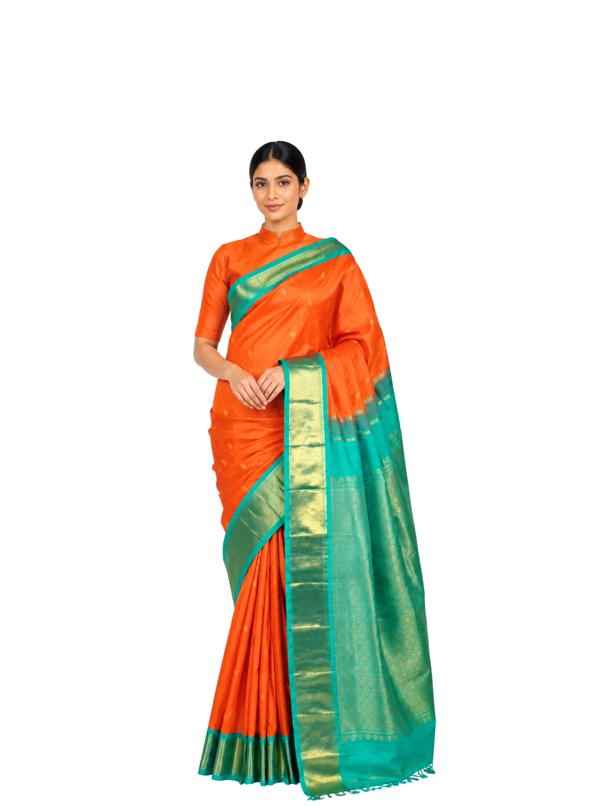 Parvai Real Zari Korvai Silk Sari - Special Commissions