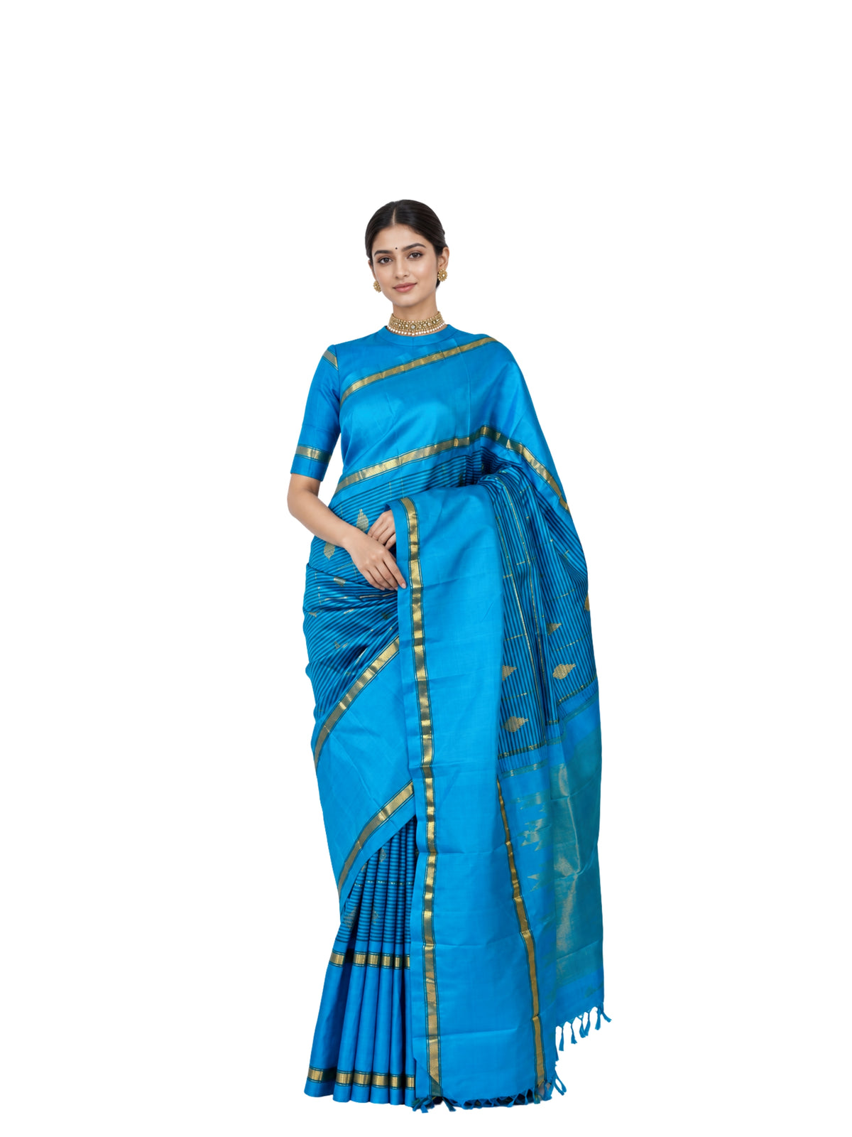 Parvai Kanchipuram Silk Sari : Shringa
